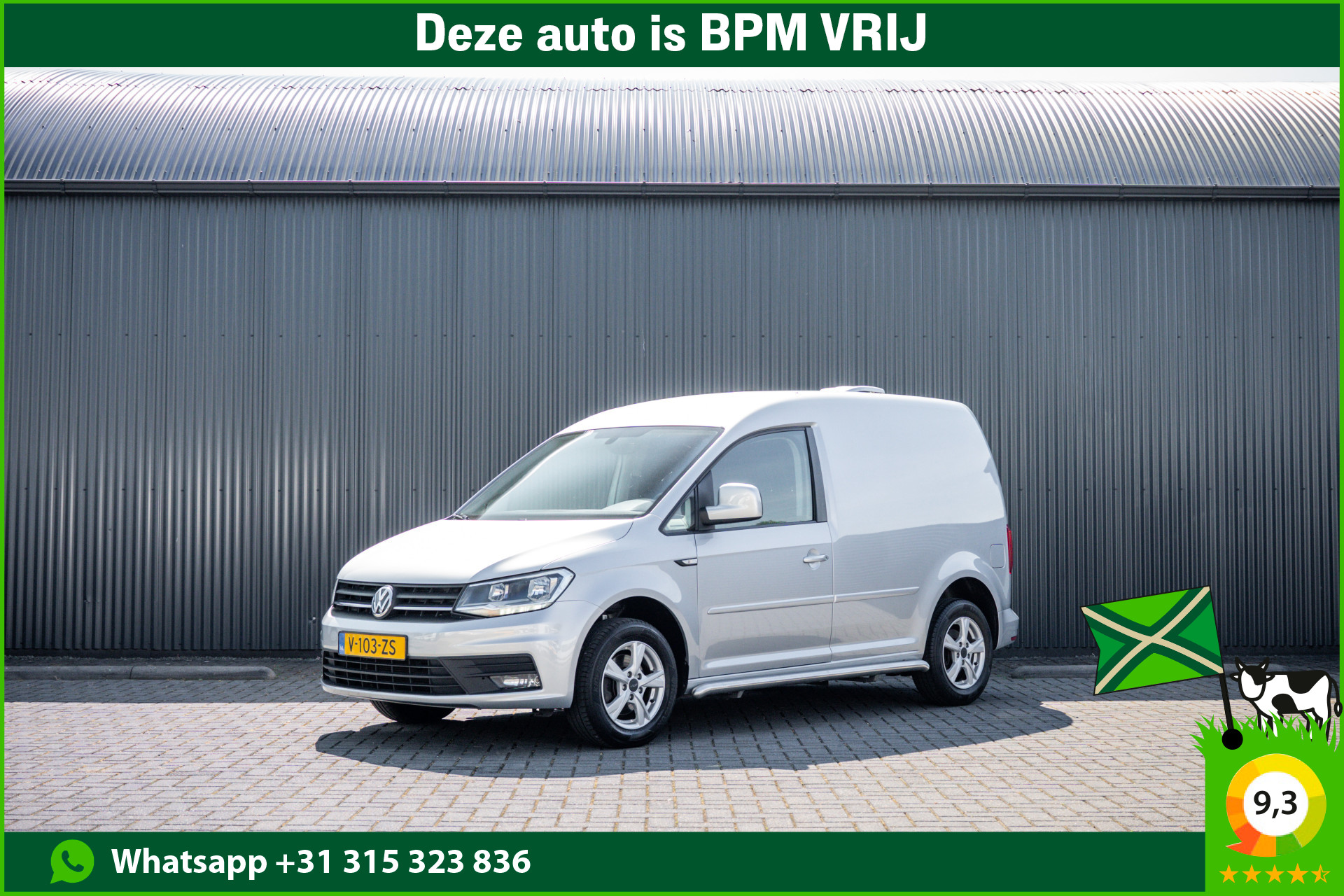 Volkswagen Caddy 2.0 TDI L1H1 | Automaat | Led | Carplay | Camera | Trekhaak | Cruise | Airco 2019 - voorkant