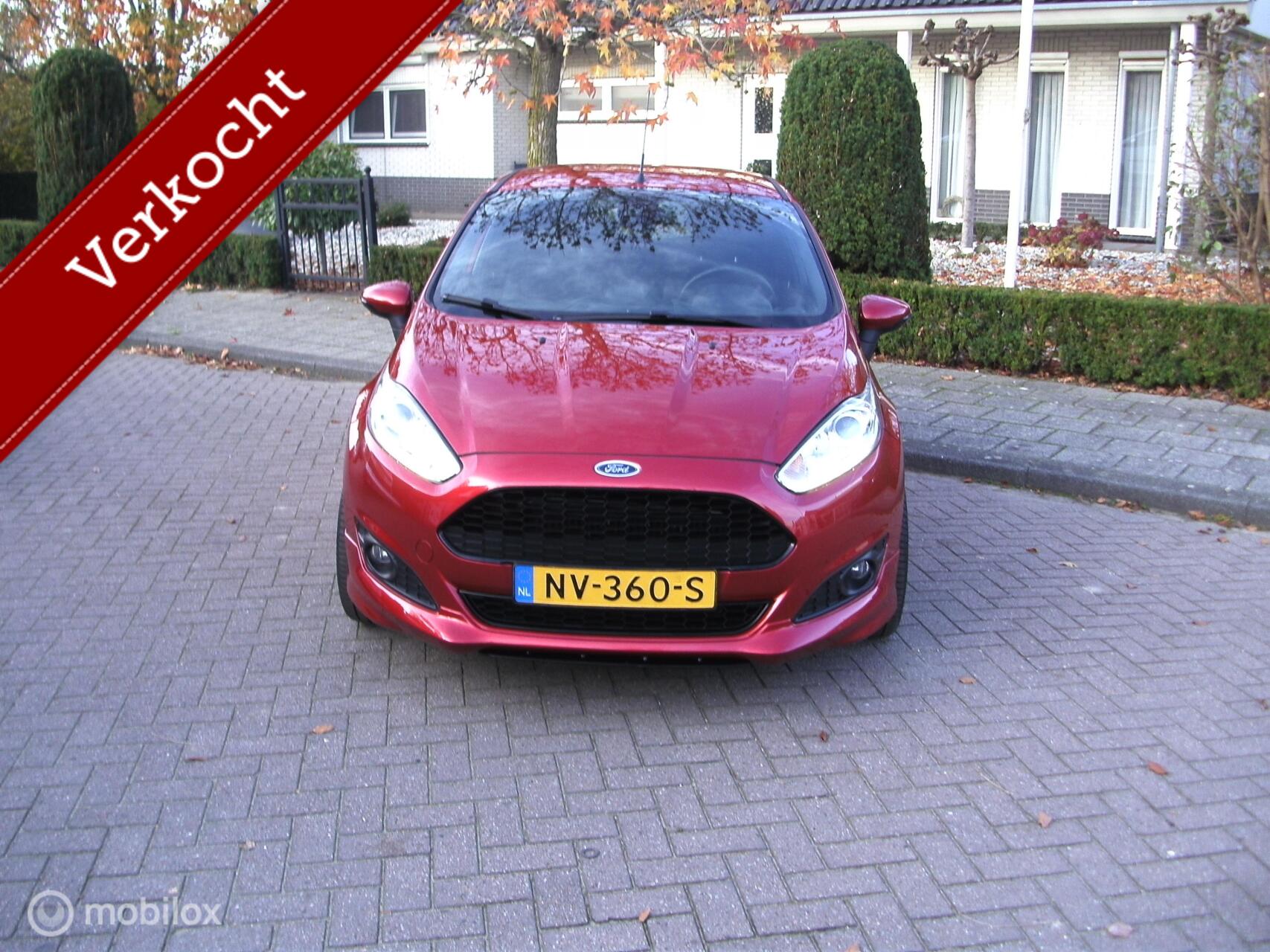 Ford Fiesta 1.0 EcoBoost ST Line 111211 km nap sleutels 2017 - voorkant