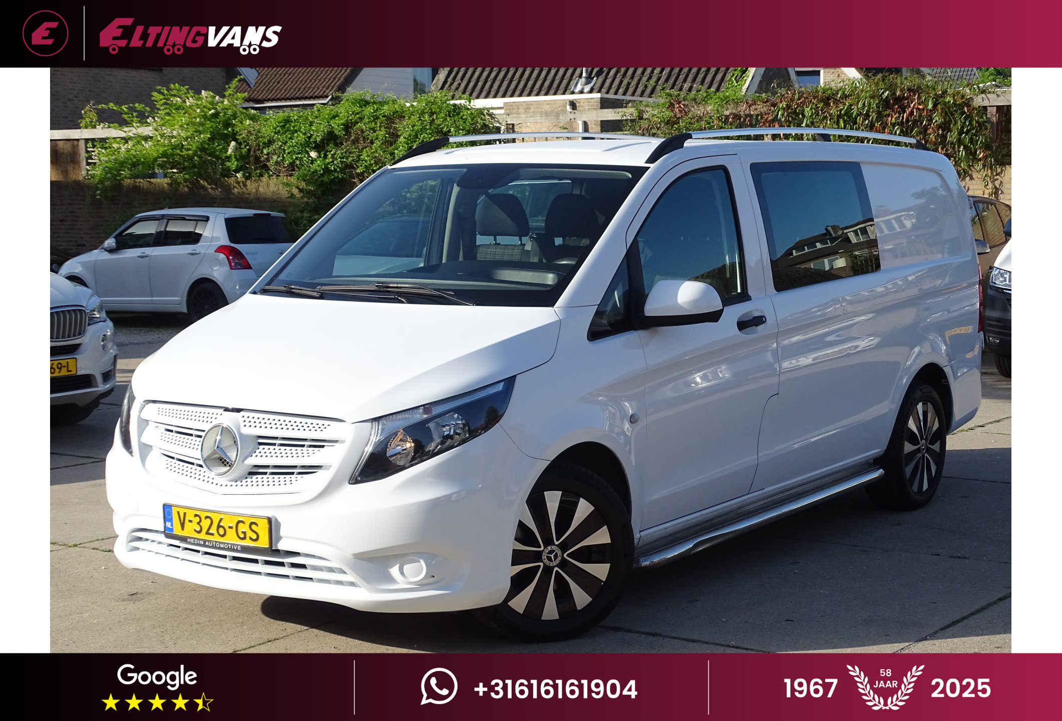Mercedes-Benz Vito 114 CDI Lang DC 6-Zits 2017 - voorkant