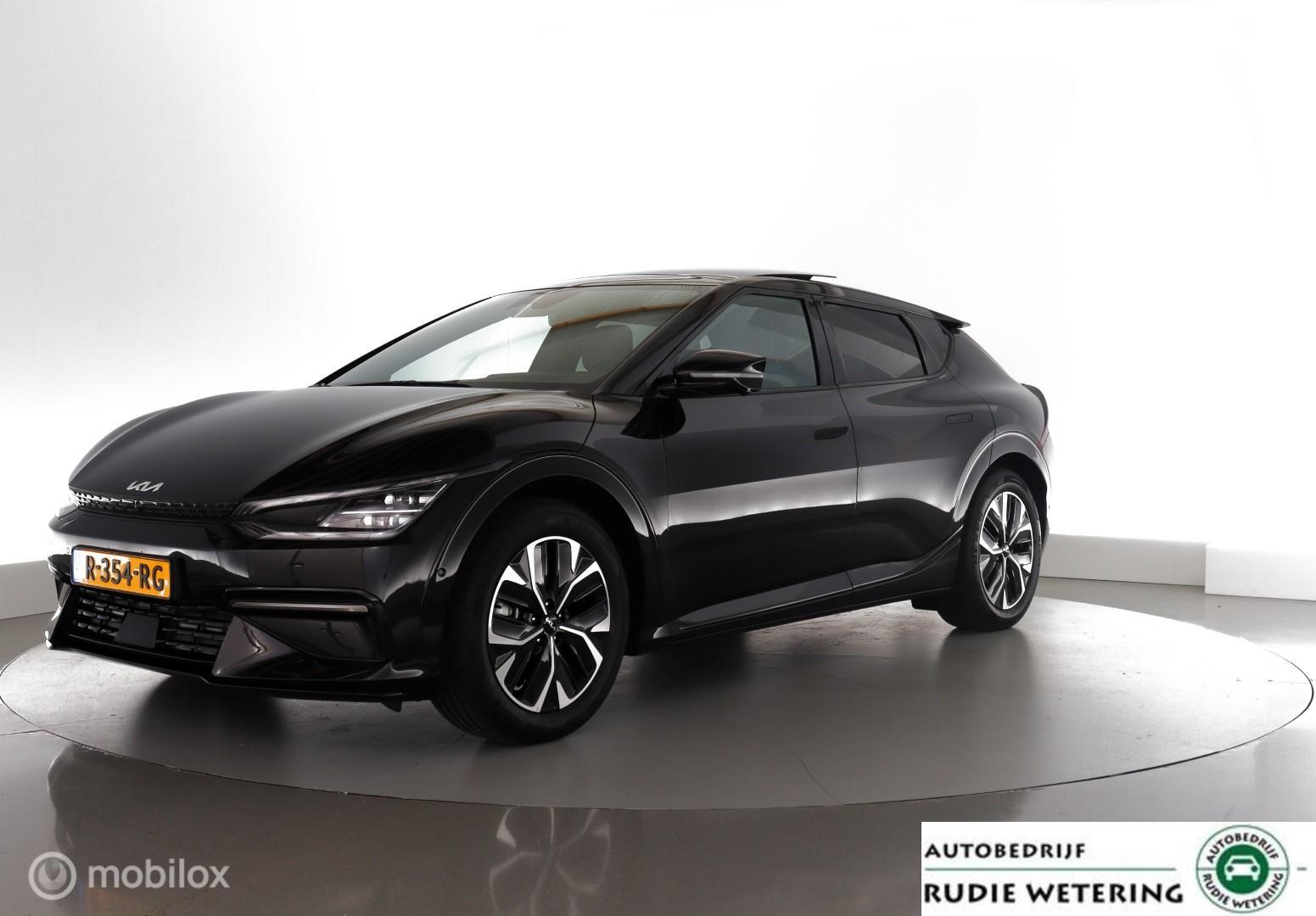 Kia Ev6 GT-Line  77.4 kWh SoH100%|trekhaak| pano|led|nav|dab|hud|acc|lmv19 2022 - voorkant