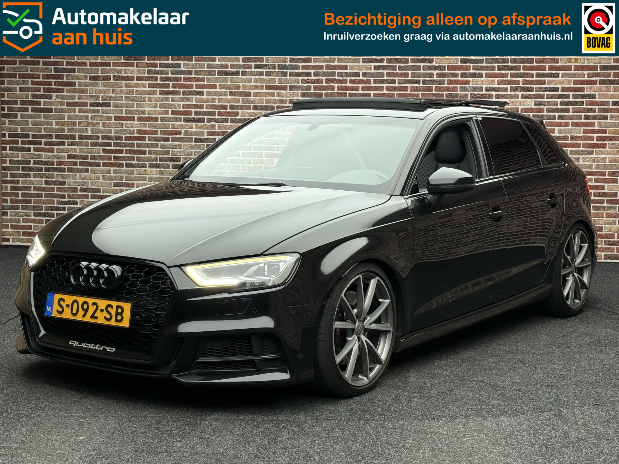 Audi S3 Sportback 2.0 TFSI S3 quattro Pro Line Plus 2017 - voorkant
