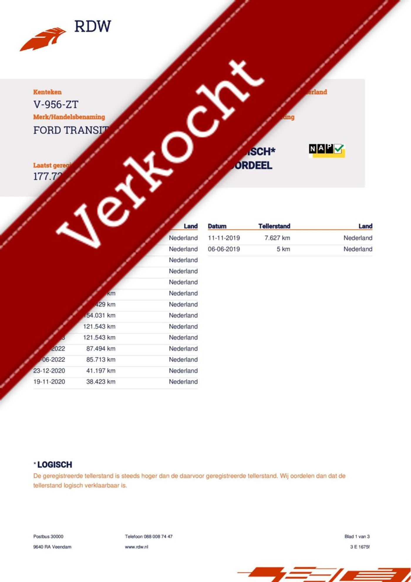 Foto van Ford Transit