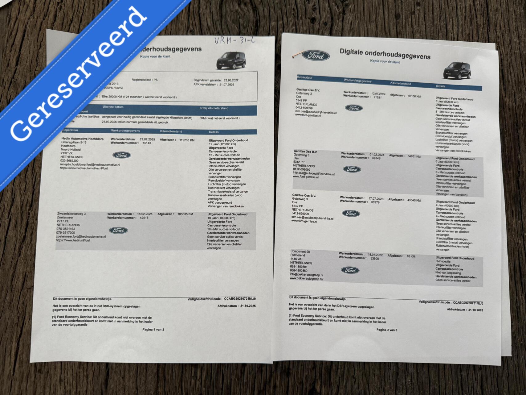Foto van Ford Transit Connect