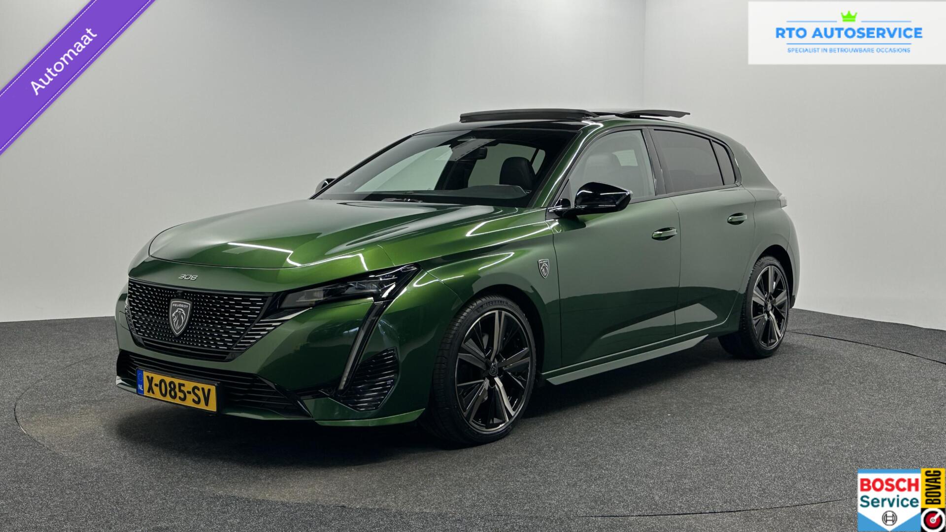 Peugeot 308 1.5 BlueHDi Allure Pack Business LEER PANO CAMERA ECC CRUISE CARPLAY NAVI. 2021 - voorkant