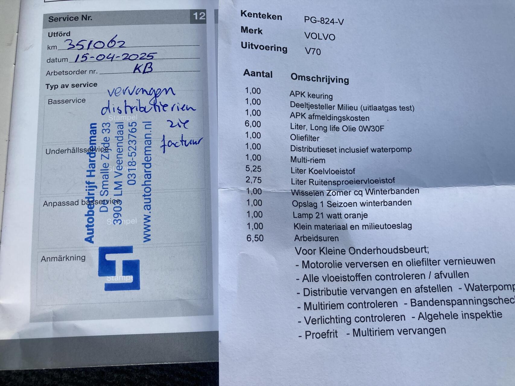Foto van Volvo V70