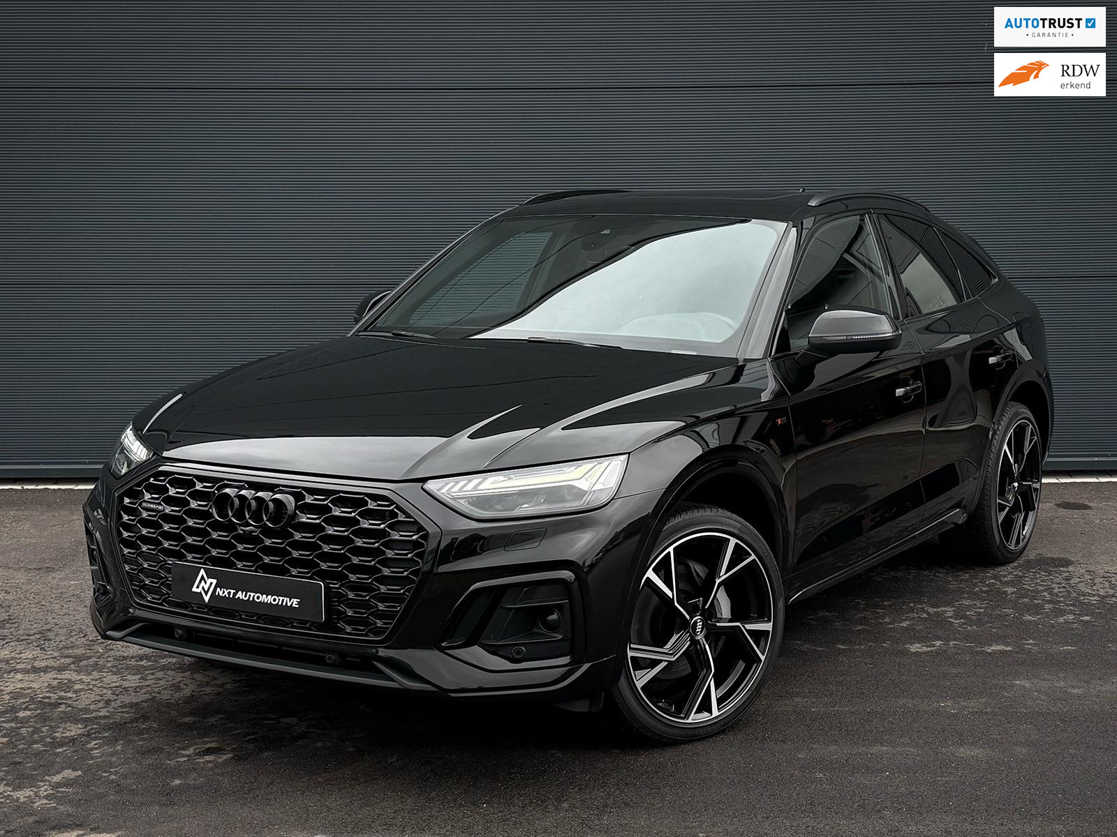 Audi Q5 Sportback 50 TFSI E 50 TFSI e 3X S Line Panorama, LED Matrix, sfeerverlichting, 2021 - voorkant