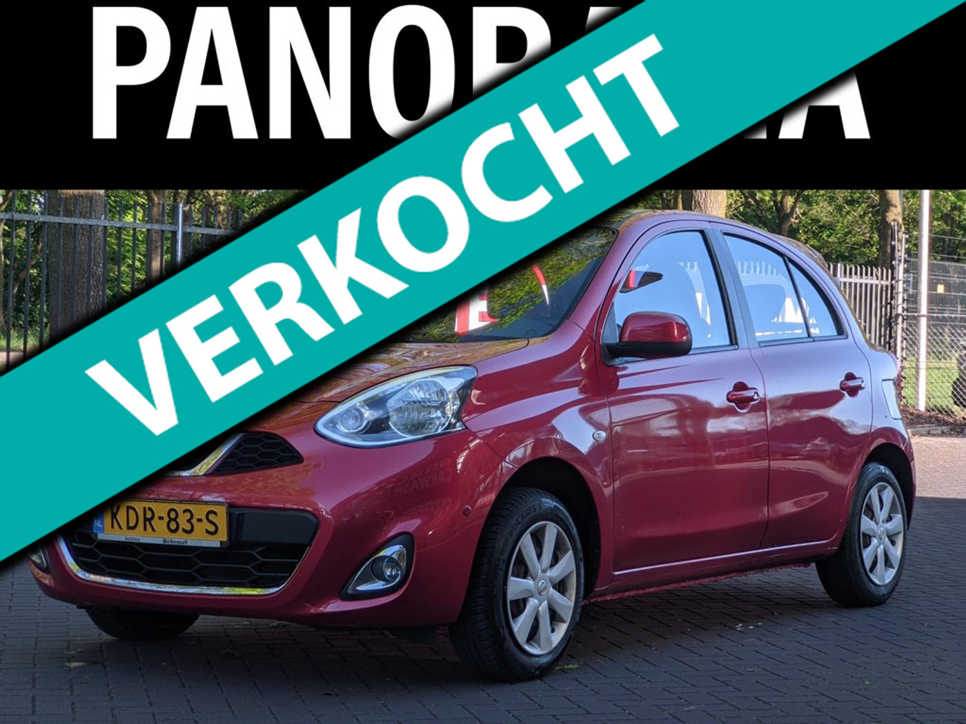 Nissan Nissan Micra 1.2 Tekna NAVICRUISE|KEYLESS|PANO|STOELVER|AIRCO 2014 - voorkant