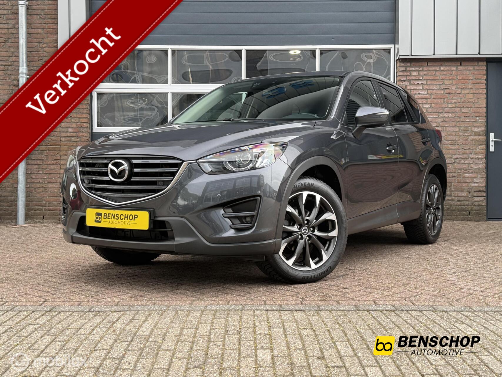 Mazda Cx-5 2.0 SkyActiv-G 160 GT-M 4WD Navi Camera Trekhaak Bose Keyless 2017 - voorkant