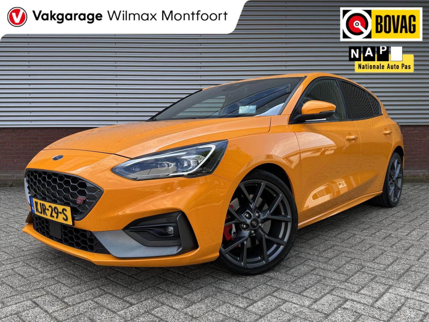 Ford Focus 2.3 EcoBoost ST-3|ACC|HUD|Winterpack|Automaat|Orange Fury| 2022 - voorkant
