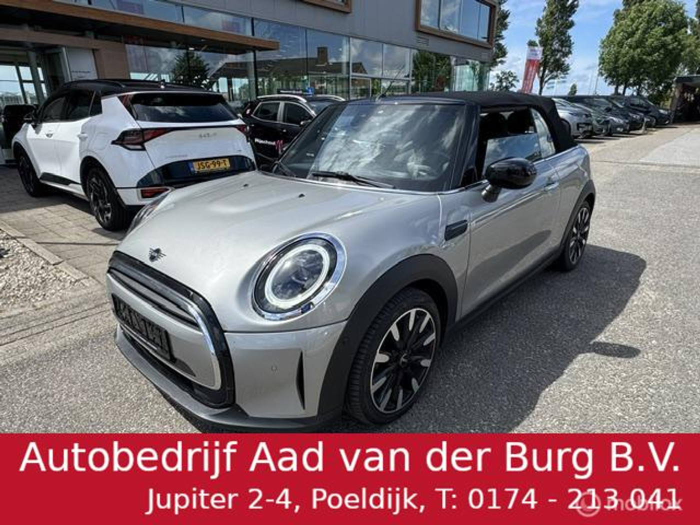 Mini Cabrio 1.5 Cooper Resolute Edition Automaat . Navigatie , Camera achter , Lederbekleding  Stoel+Stuur verwarming , sport stoellen , Pakeer hulp rondom 2023 - voorkant