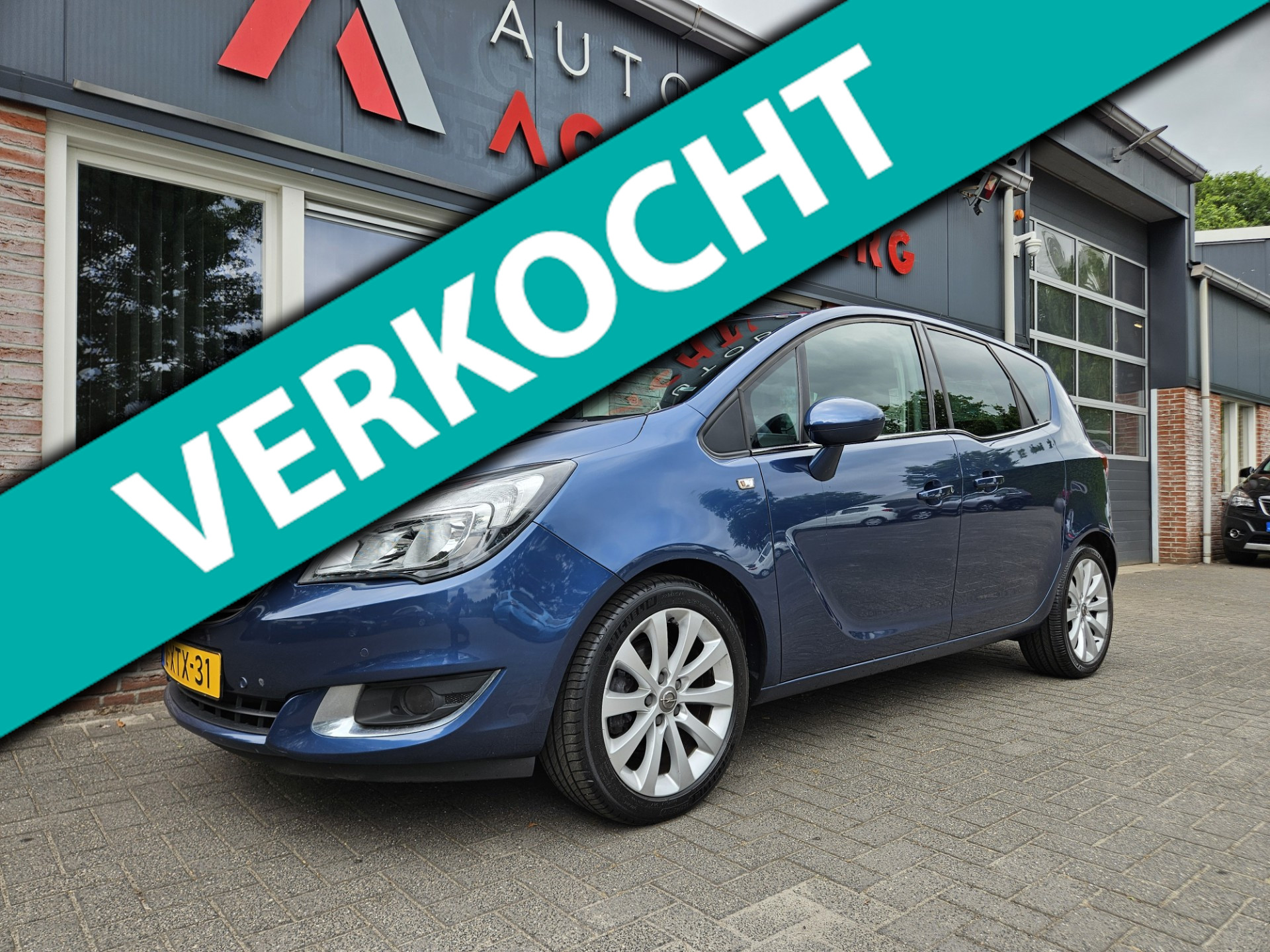 Opel Meriva 1.4 Turbo Cosmo Trekhaak! Airco! Cruise Control! Navigatie! Dealer Onderhouden! Nette Auto! 2014 - voorkant