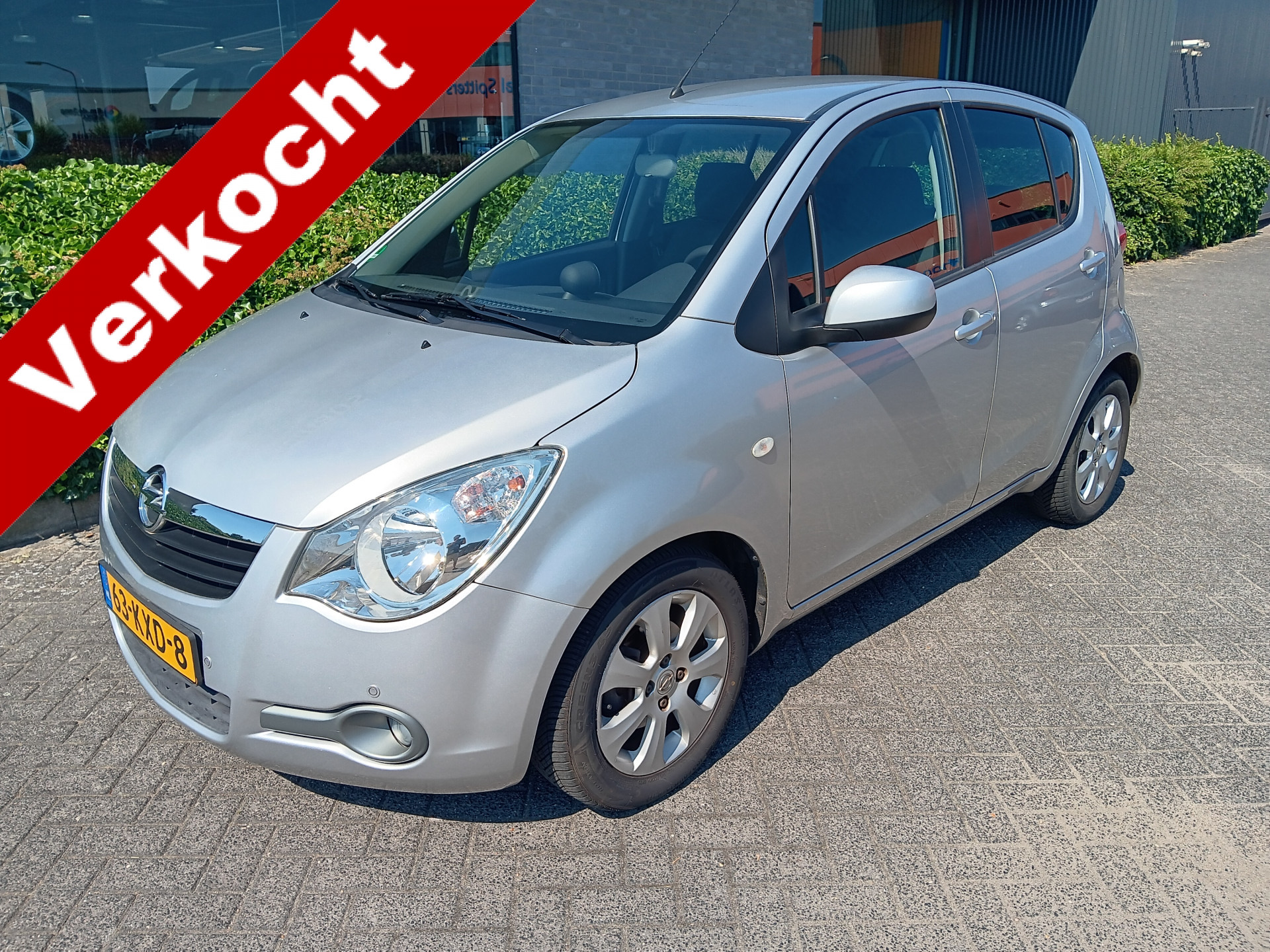 Opel Agila 1.2 Edition AUTOMAAT, AIRCO, MISTLAMPEN, LMV,  incl. 12 MND BOVAGGARANTIE 2010 - voorkant
