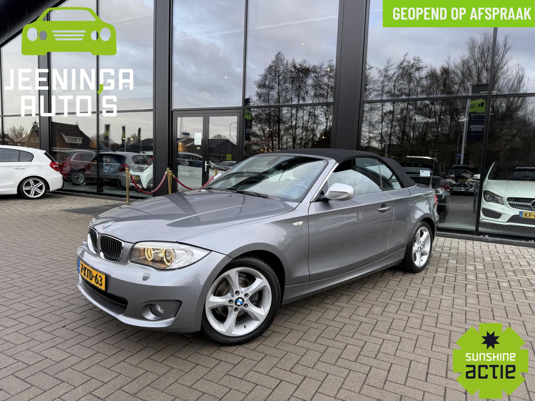 BMW 1-serie Cabrio 118i Exclusive Edition|Navi|Leer 2013 - voorkant