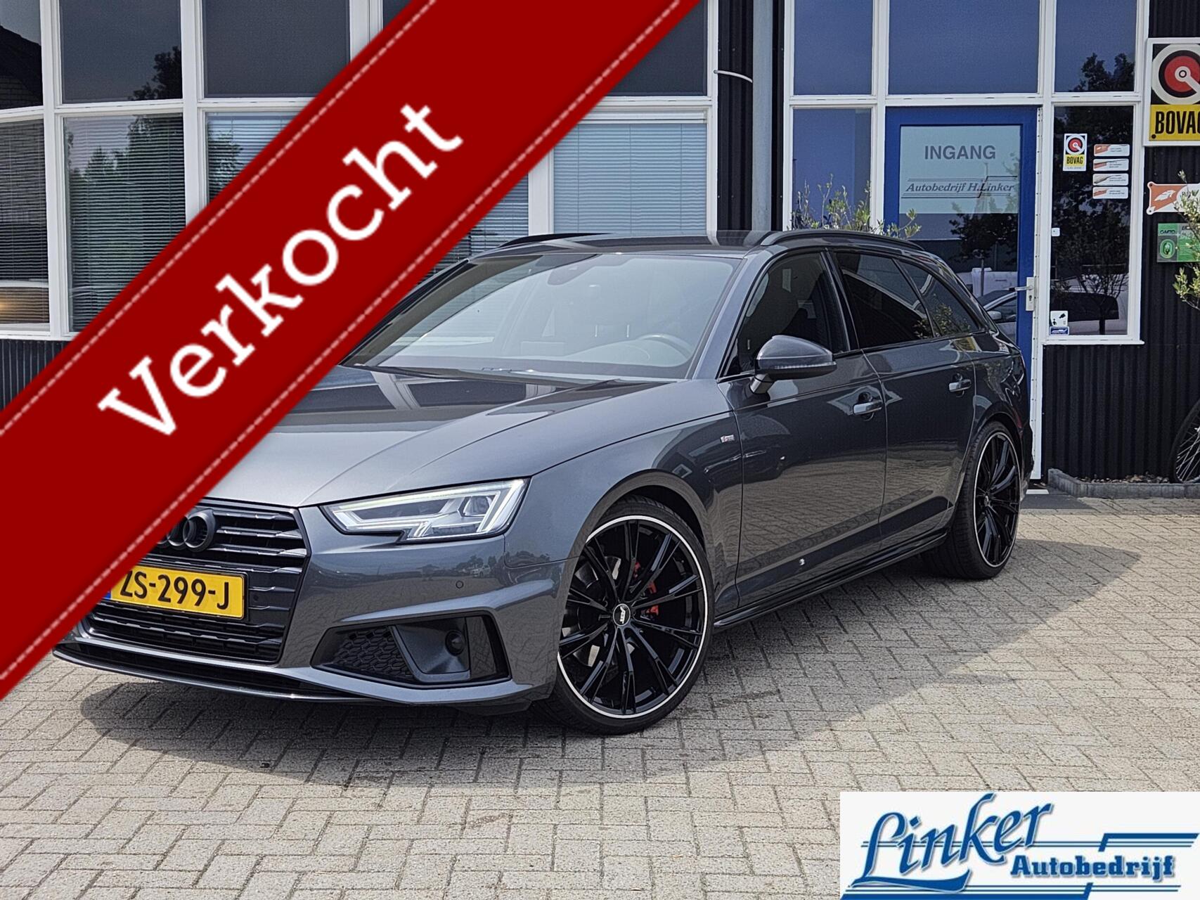 Audi A4 Avant 35 TFSI Sport S line black edition 2019 - voorkant