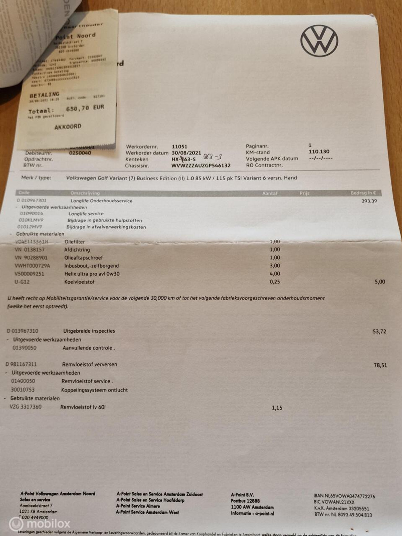 Foto van Volkswagen Golf Variant