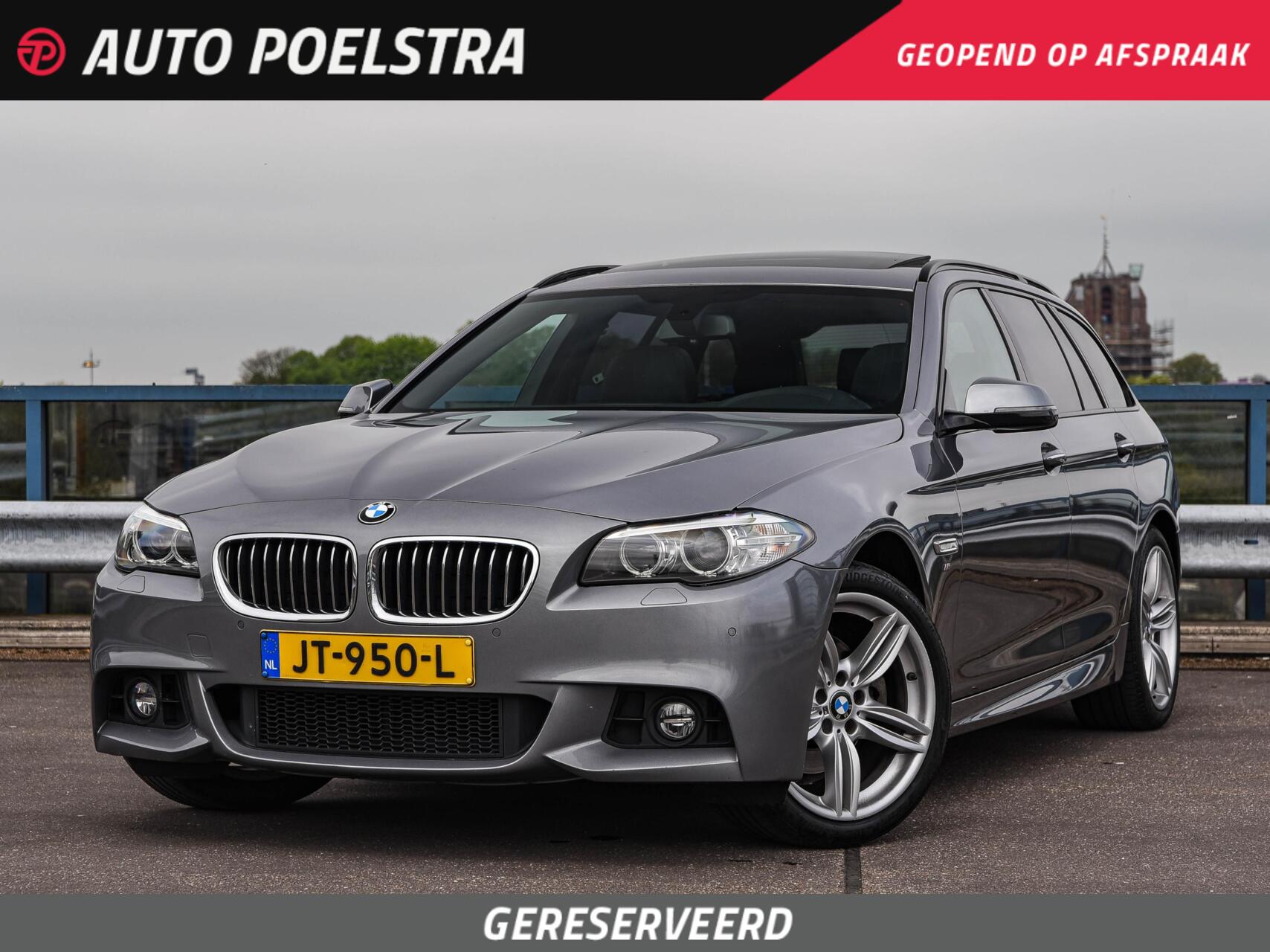 BMW 520d 520d High Executive M Sport | Panoramadak | Leder | Comfortzetels | Memory | Luchtvering | Trekhaak | 19" | Dealeronderhouden 2016 - voorkant