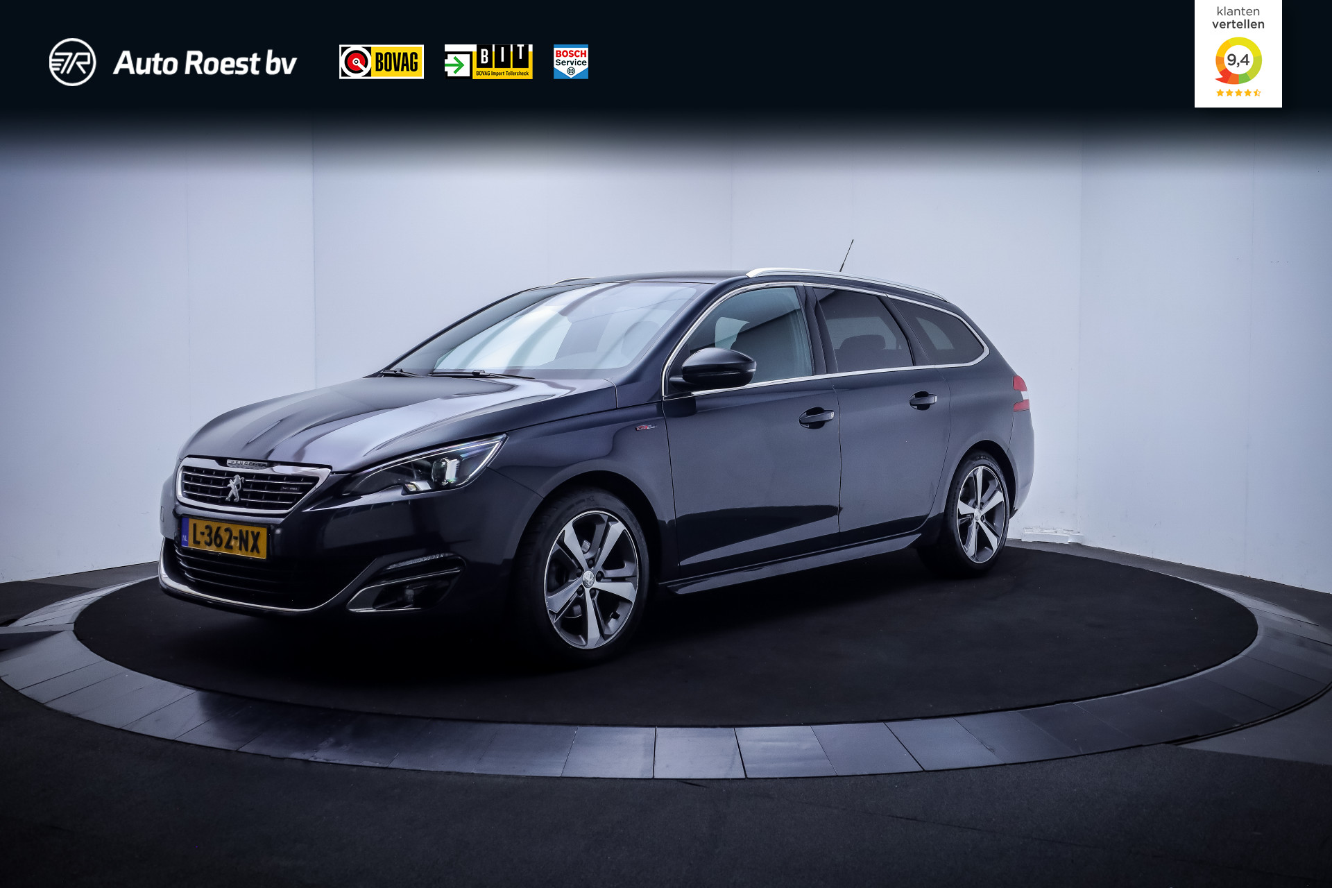 Peugeot 308 1.2T Aut. GT-Line 2016 - voorkant