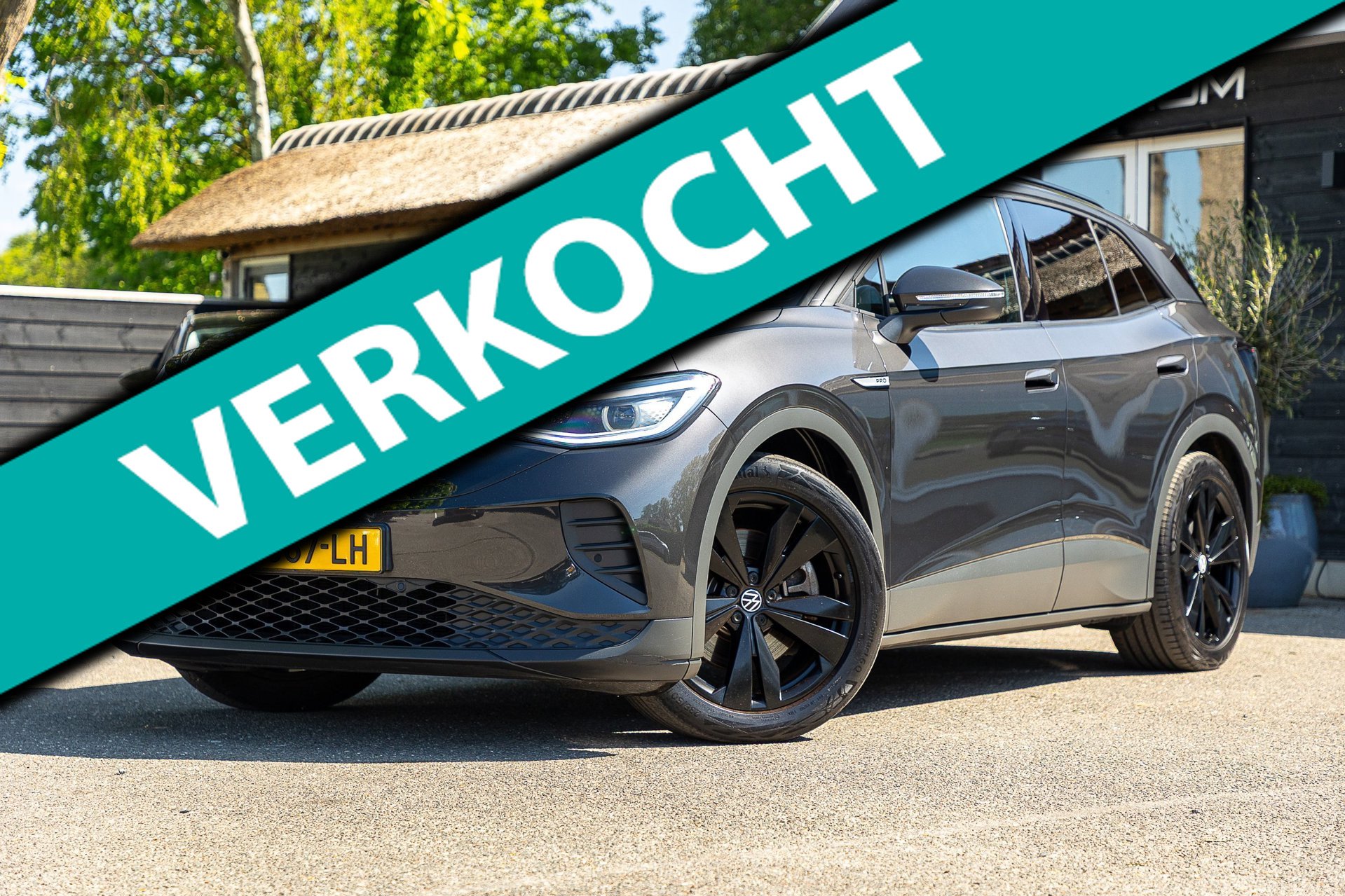 Volkswagen Id.4 Pro 150 KW Pro 77 kWh SOH 90% I Adaptive Cruise I Panoramadak I 20" I Camera I Zeer fraai interieur I Rook en geurvrij I BTW 2021 - voorkant