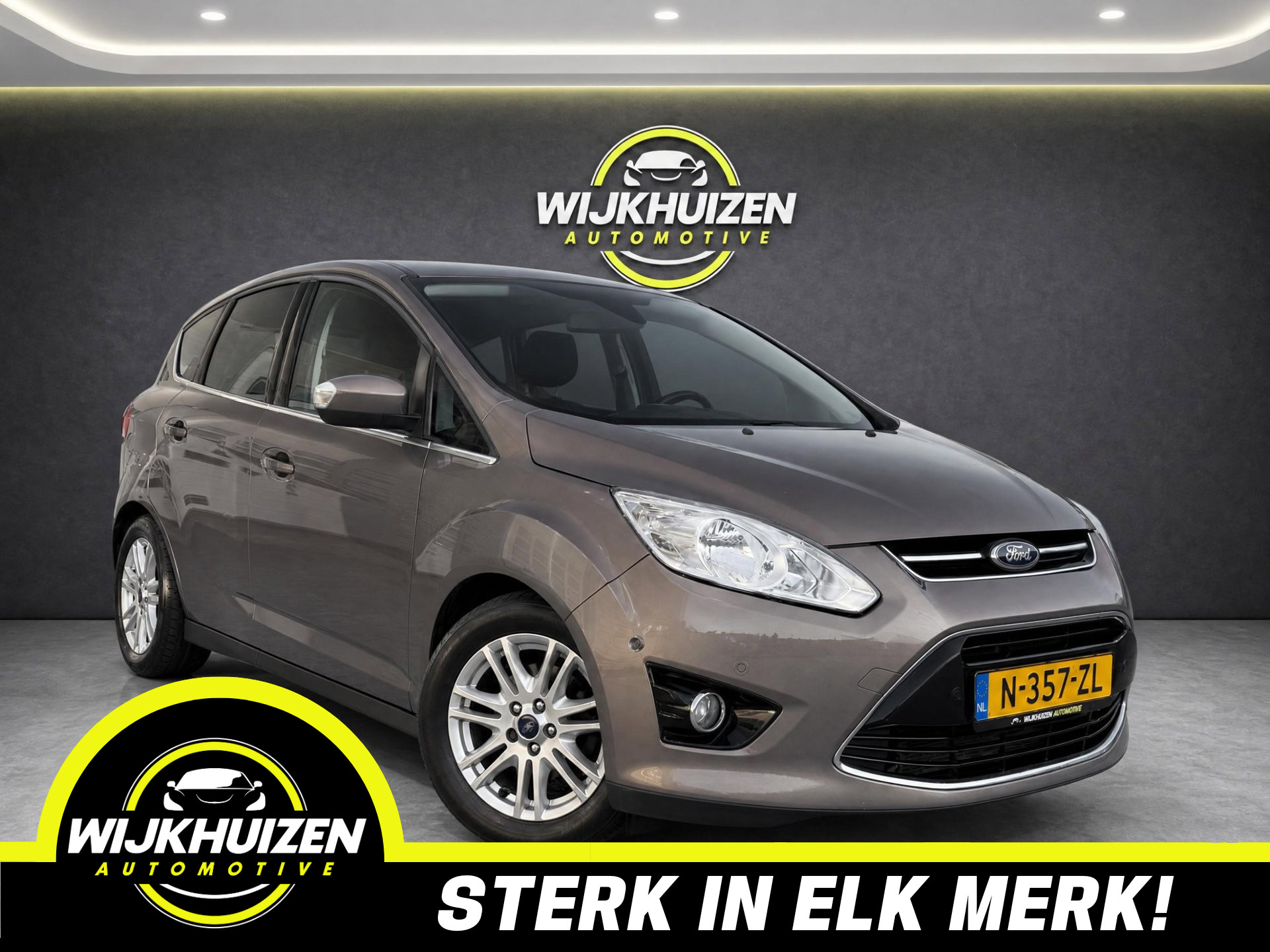 Ford C-max 1.0 Titanium met Climate !!! Camera !!! Navigatie !!! Nette staat !!! 2013 - voorkant