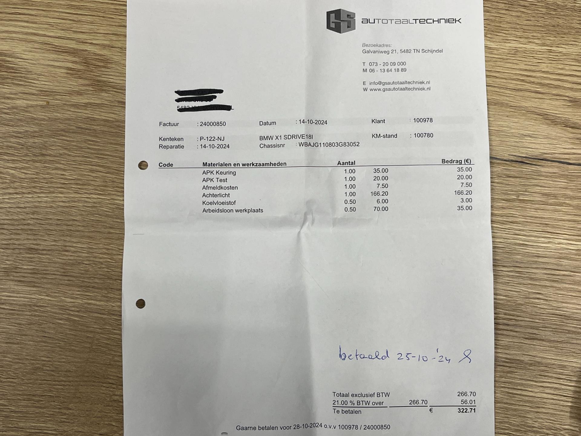 Foto van BMW X1 Sdrive18i