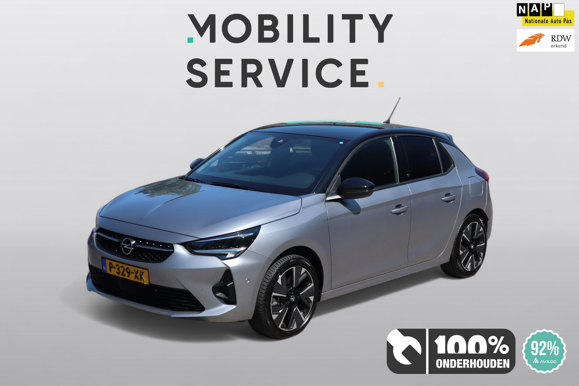 Opel Corsa GS Line 50 kWh SOH92% CarPlay LED Virtual cockpit LMV AUT Cam 2022 - voorkant