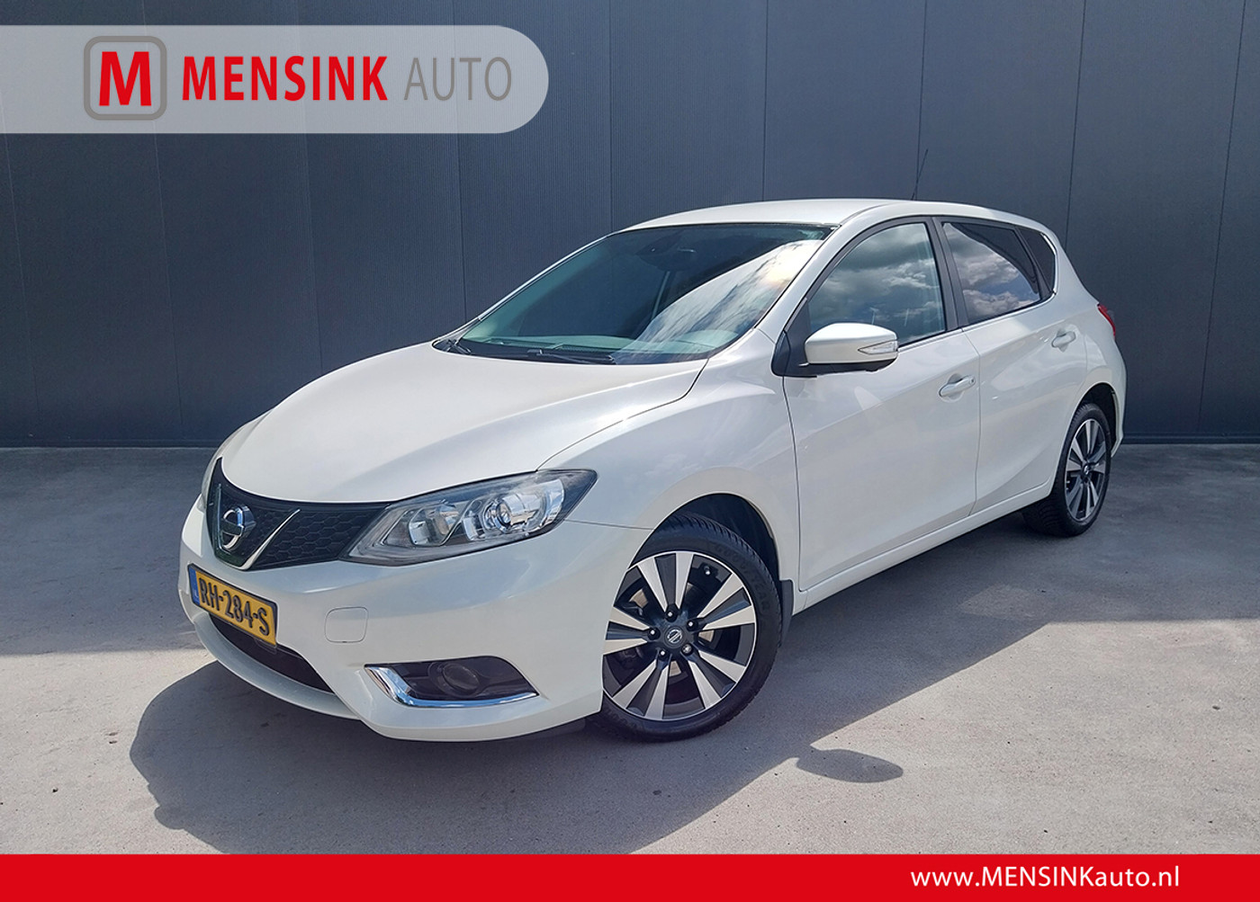 Nissan Nissan Pulsar 1.2 DIG-T Tekna 360 CAMERA LEER LED NAVI CRUISE ECC AFNB TREKHAAK 2017 - voorkant