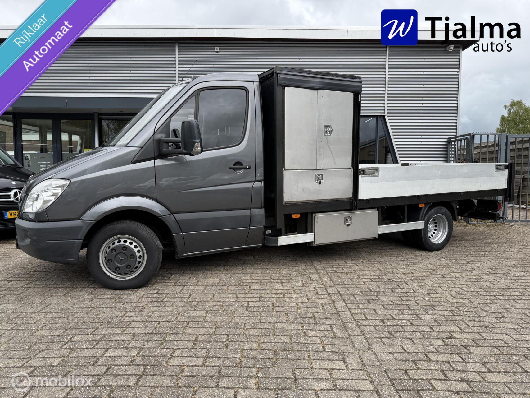 Mercedes-Benz Sprinter 313 2.2 CDI open laadbak / pick up automaat 2013 - voorkant