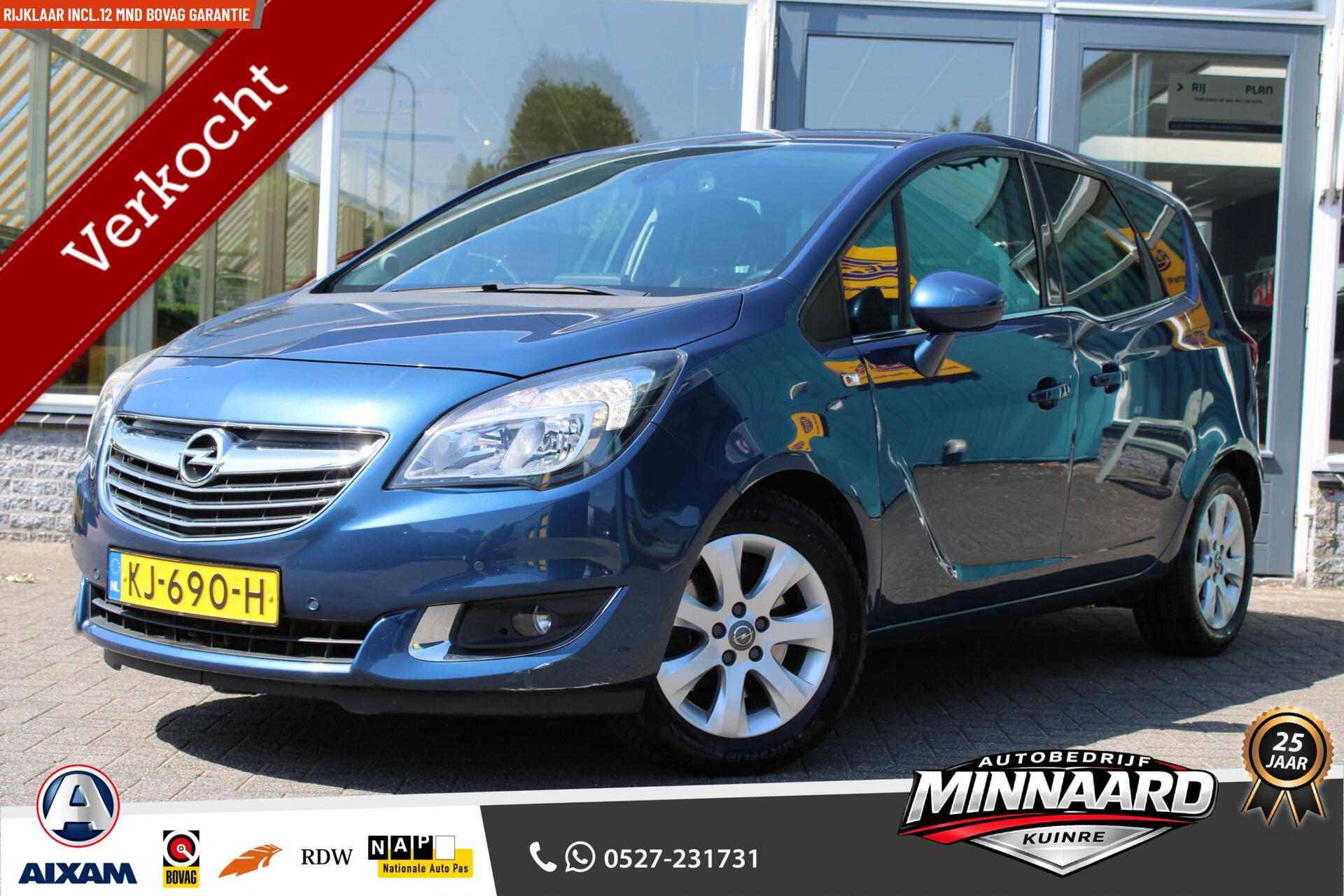 Opel Meriva 1.4 Turbo Blitz 2016 - voorkant