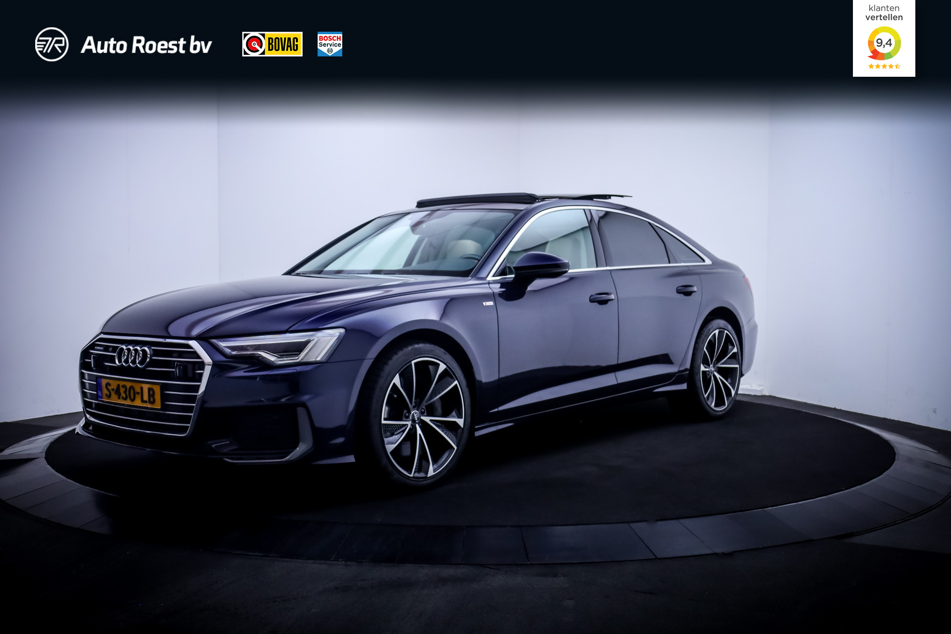 Audi A6 Limousine 55TFSI 340Pk S-LINE Quattro EDITION 2019 - voorkant