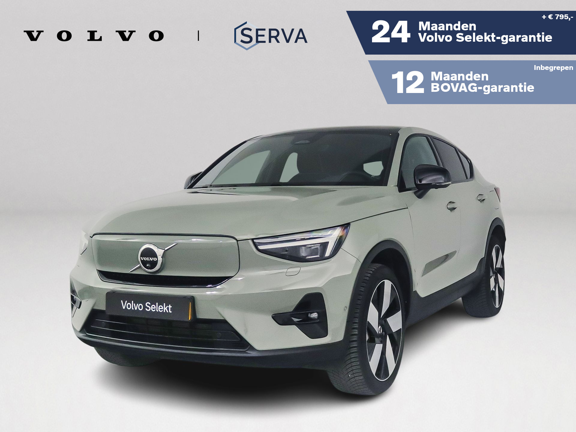 Volvo C40 Recharge Ultimate 69 kWh | Panoramadak | 360° camera | Harman Kardon | Stoel- en stuurverwarming | Matrix Led | Trekhaak 2023 - voorkant