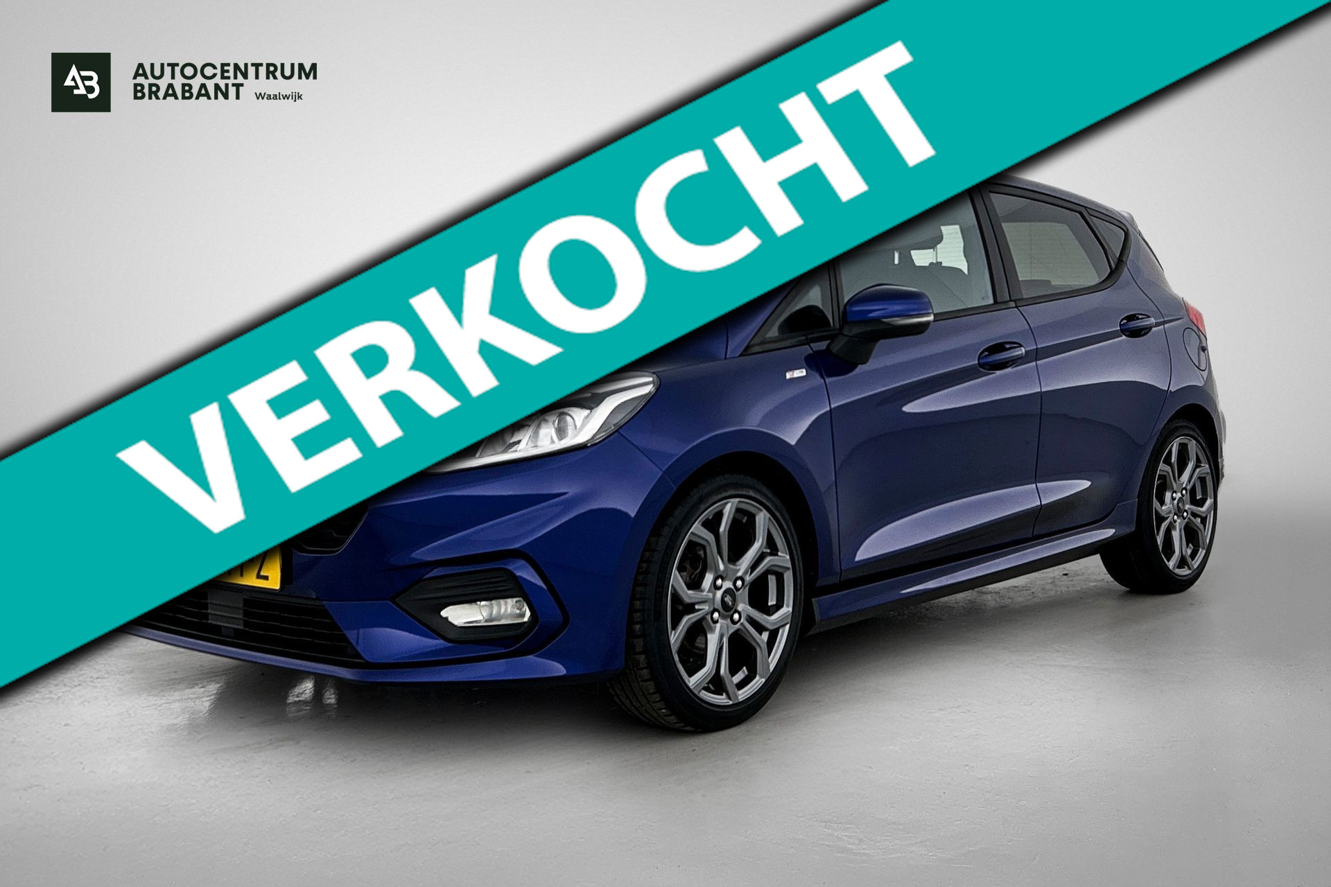 Ford Fiesta 1.0 EcoBoost ST-Line (NAVIGATIE, CARPLAY, LED, STUURBEDIENING, CLIMA, PARKEERSENSOREN) 2018 - voorkant