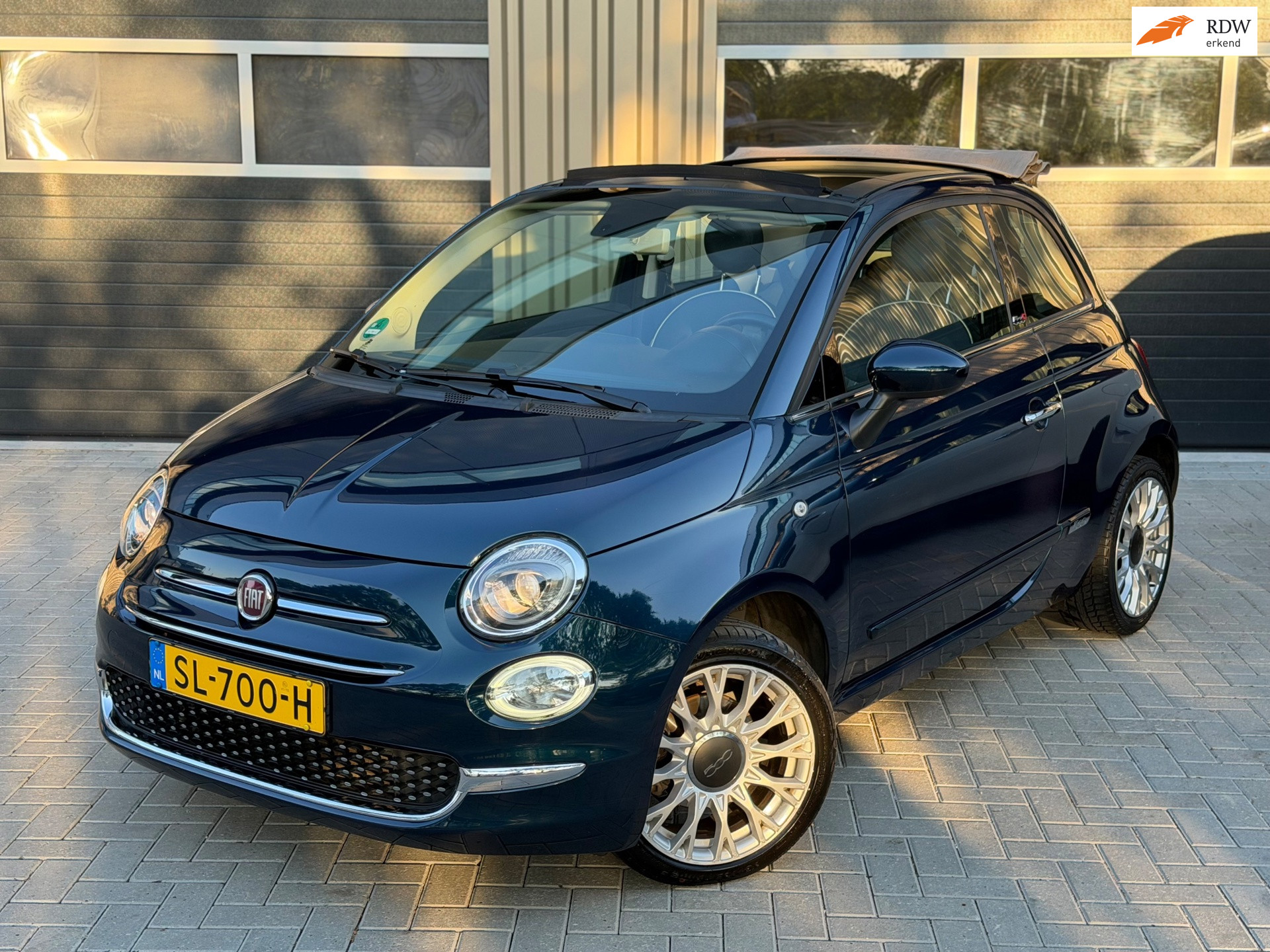 Fiat Fiat 500 0.9 | Cabrio | Automaat | Apple Carplay | Parkeersensoren 2018 - voorkant