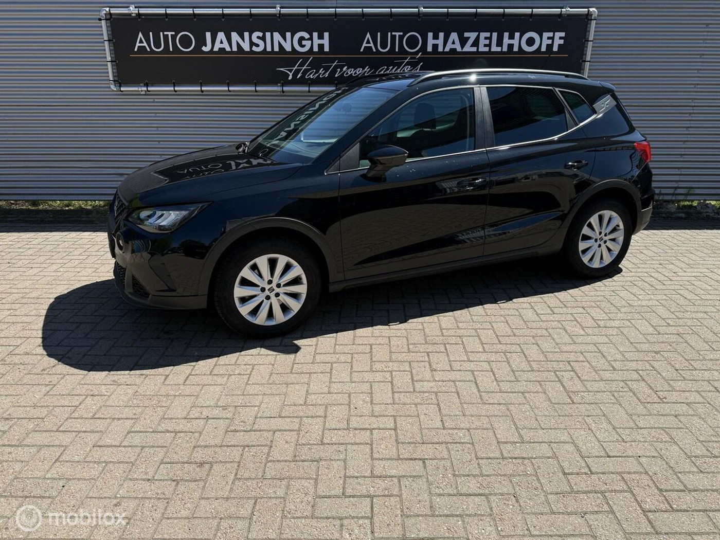 Seat Arona 1.0 TSI Style Business Connect | 2023 | 115.670 km | 95 PK | APK 08-2027 | Zwart | 2 sleutels 2023 - voorkant