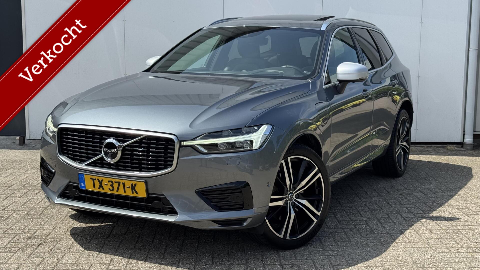 Volvo Xc60 T8 Twin Engine 2.0 T8 Twin Engine AWD R-Design Polestar|luchtv.|B&W aud,|Pano|headup|360°cam. 2018 - voorkant