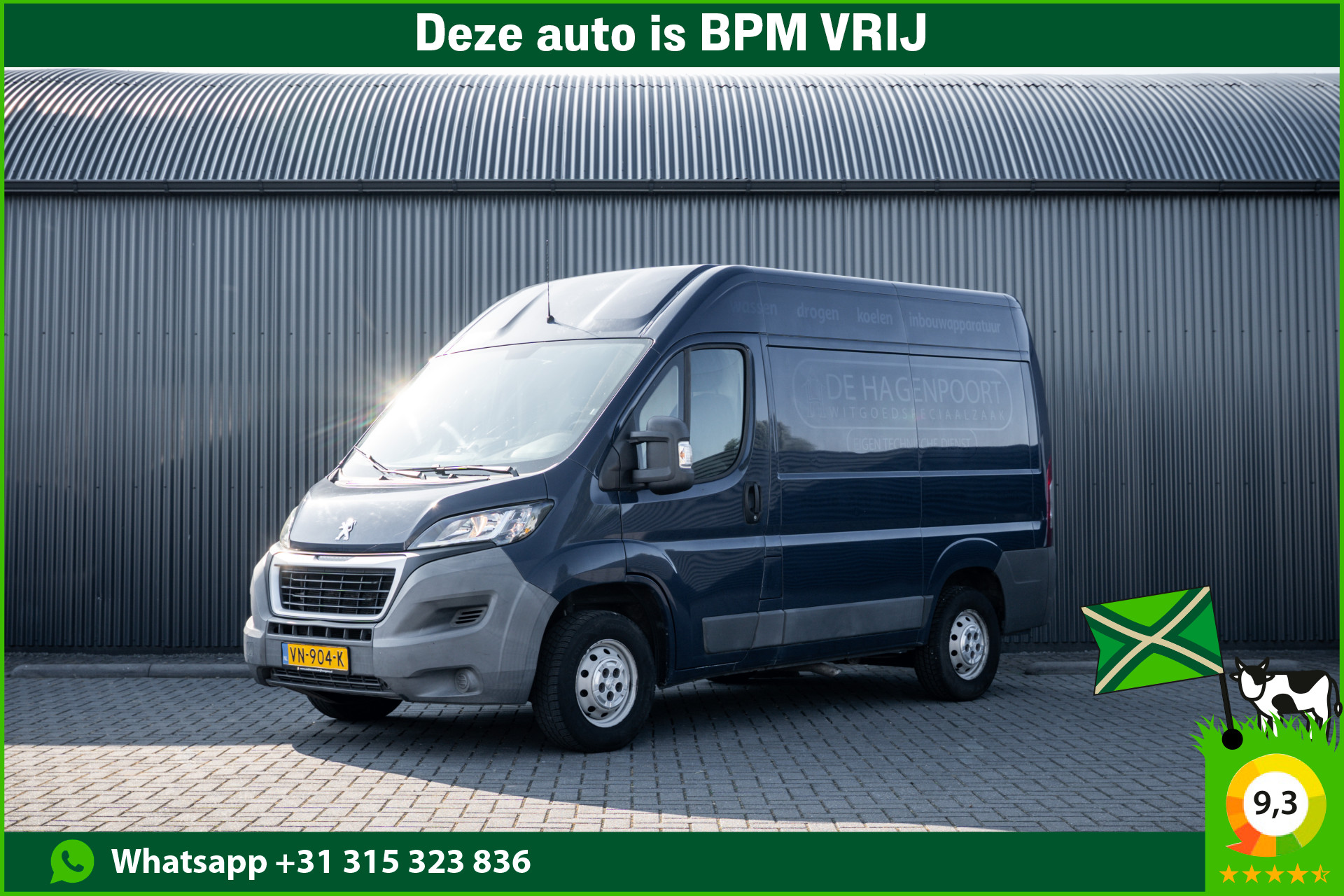 Peugeot Peugeot Boxer 2.2 HDi 110 L1H2 | Airco | Trekhaak 2015 - voorkant