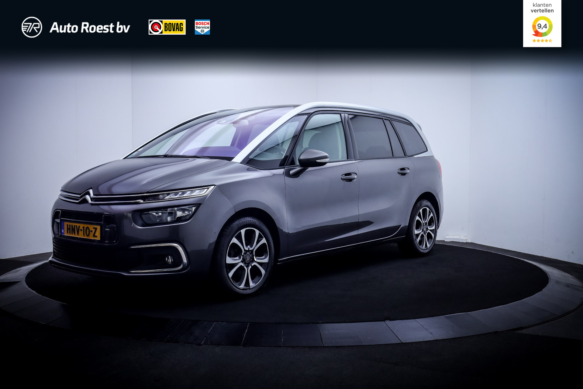 Citroen C4 Spacetourer 1.2T Aut8. 7Pers SHINE 2019 - voorkant