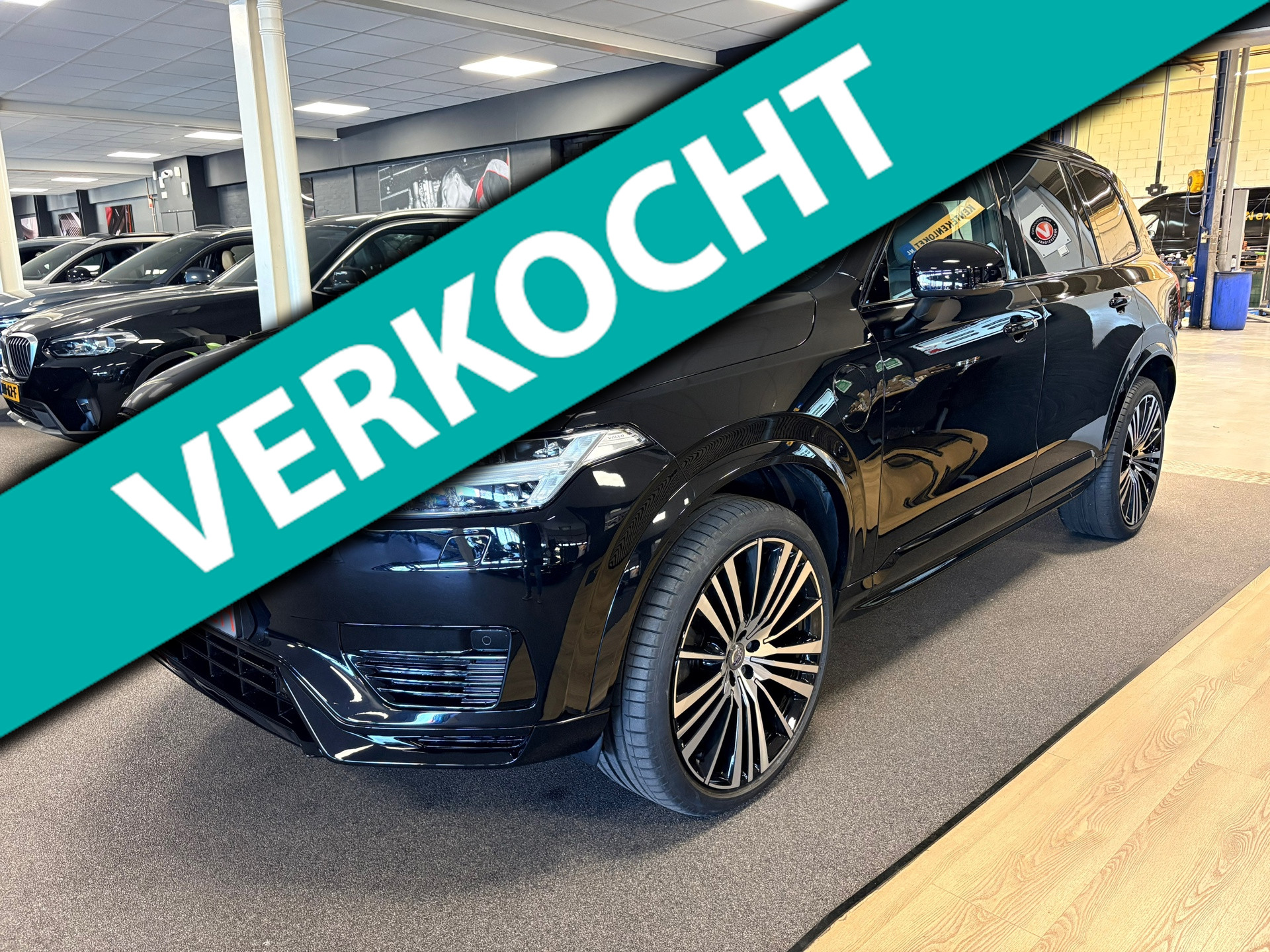 Volvo Xc90 2.0 T8 Recharge AWD R-Design Recharge Plus Dark Long Range / 7 persoons / trekhaak / Panorama-dak/360 camera 2022 - voorkant