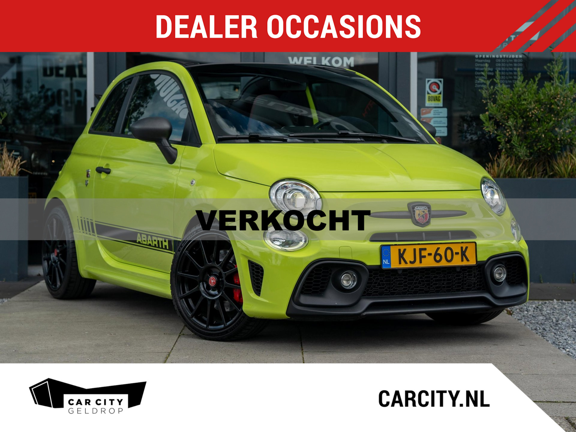 Fiat Abarth 500 Competizione 180PK / Carbon / Xenon / Koni / Brembo / Monza / Carplay 2020 - voorkant