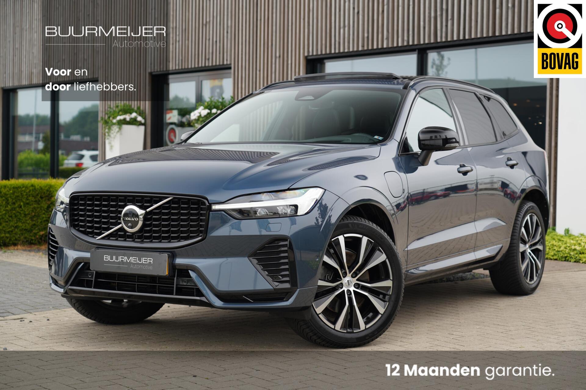 Volvo Xc60 T8 Plug-in hybrid AWD Ultimate Dark Long Range | Trekhaak | Schuif/kanteldak | Stoel & stuurwielverwarming | Head-up display | Adaptieve cruise control | Lederen dashboard | Dealer onderhouden | 2023 - voorkant