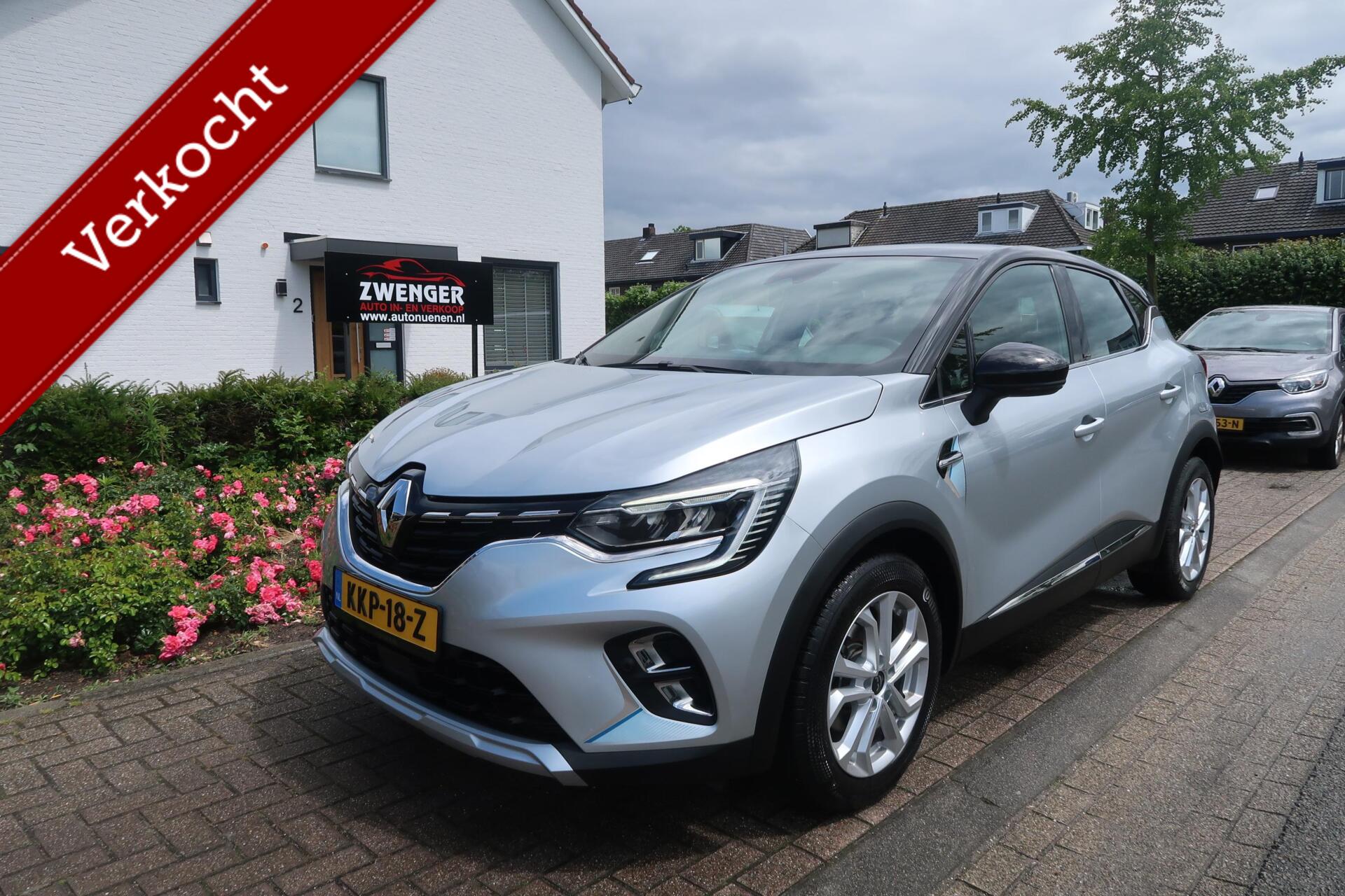 Renault Captur (e-tech Plug-in Hybrid) 1.6 E-Tech Plug-in Hybrid BOSE|TREKHAAK|CAMERA|RIJSTROOK|STOELVERWARMING|DEALER ONDERHOUDEN 2021 - voorkant