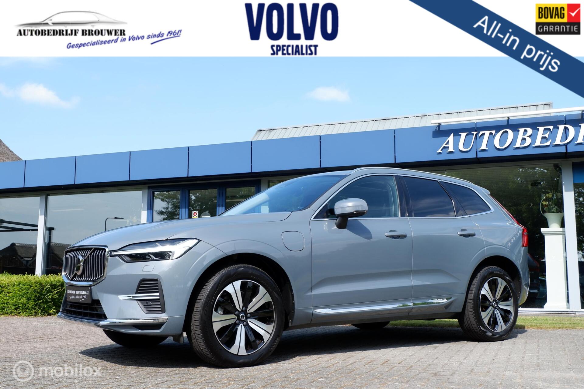 Volvo Xc60 AWD T6 350PK PIH LONG RANGE PLUS BRIGHT | PANO | ACC | CLIMATE PACK 2023 - voorkant