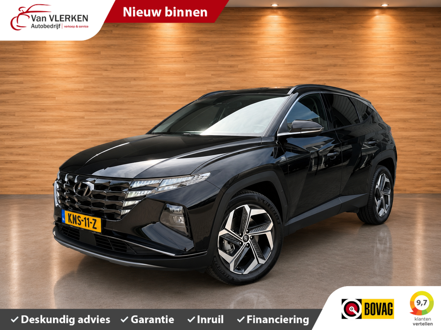Hyundai Tucson 1.6 T-GDI HEV Hybrid Stoel+stuurverwarming 2024 - voorkant