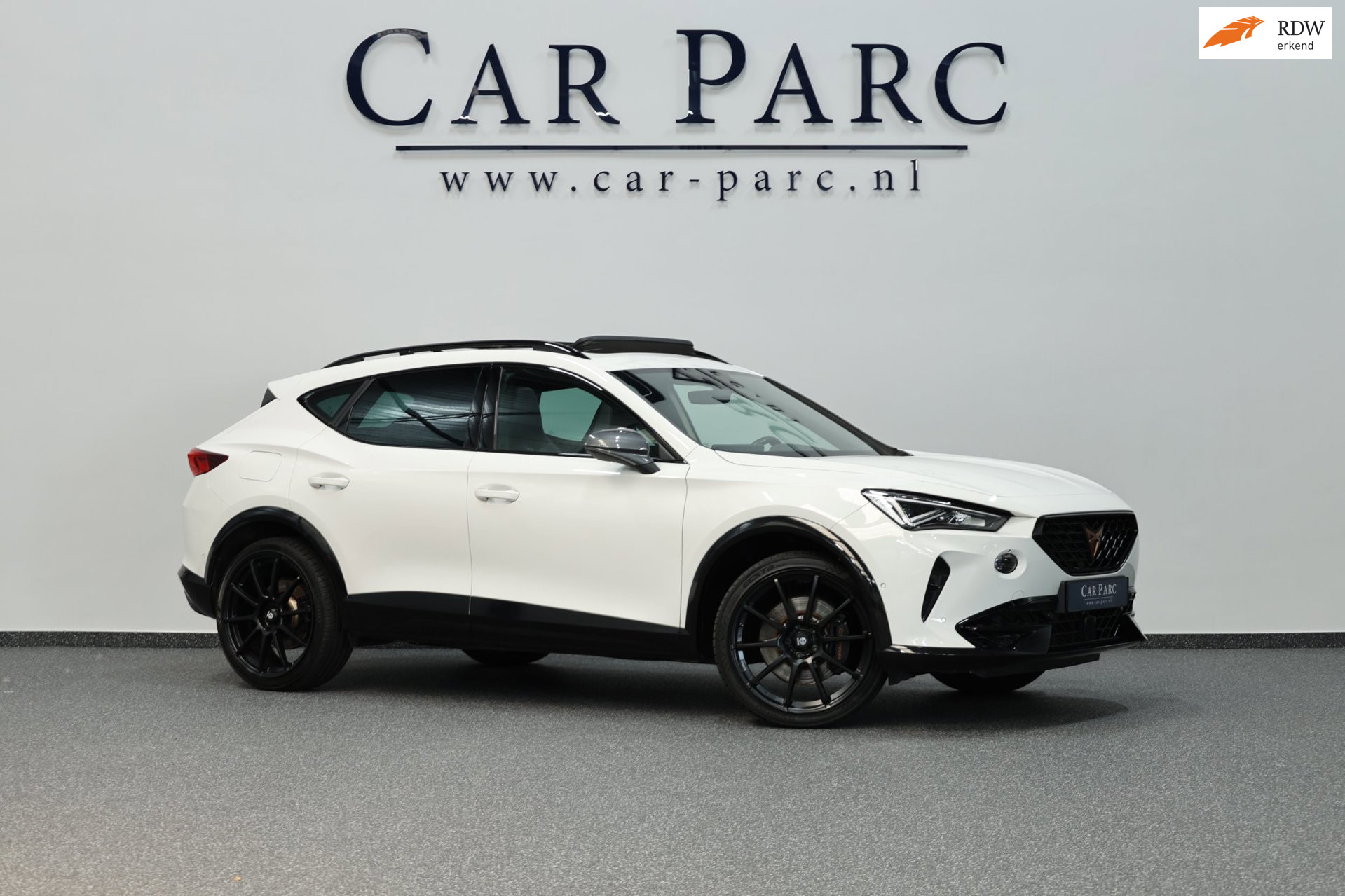 Cupra Formentor 2.0 TSI 4DRIVE 310+PK LED/VIRTUAL/SFEER/PANO/LEDER+STUUR+S.VERWARMING+MEMORY/19"/KEYLESS/CAM/ACC/12 MDN GARANTIE! 2021 - voorkant
