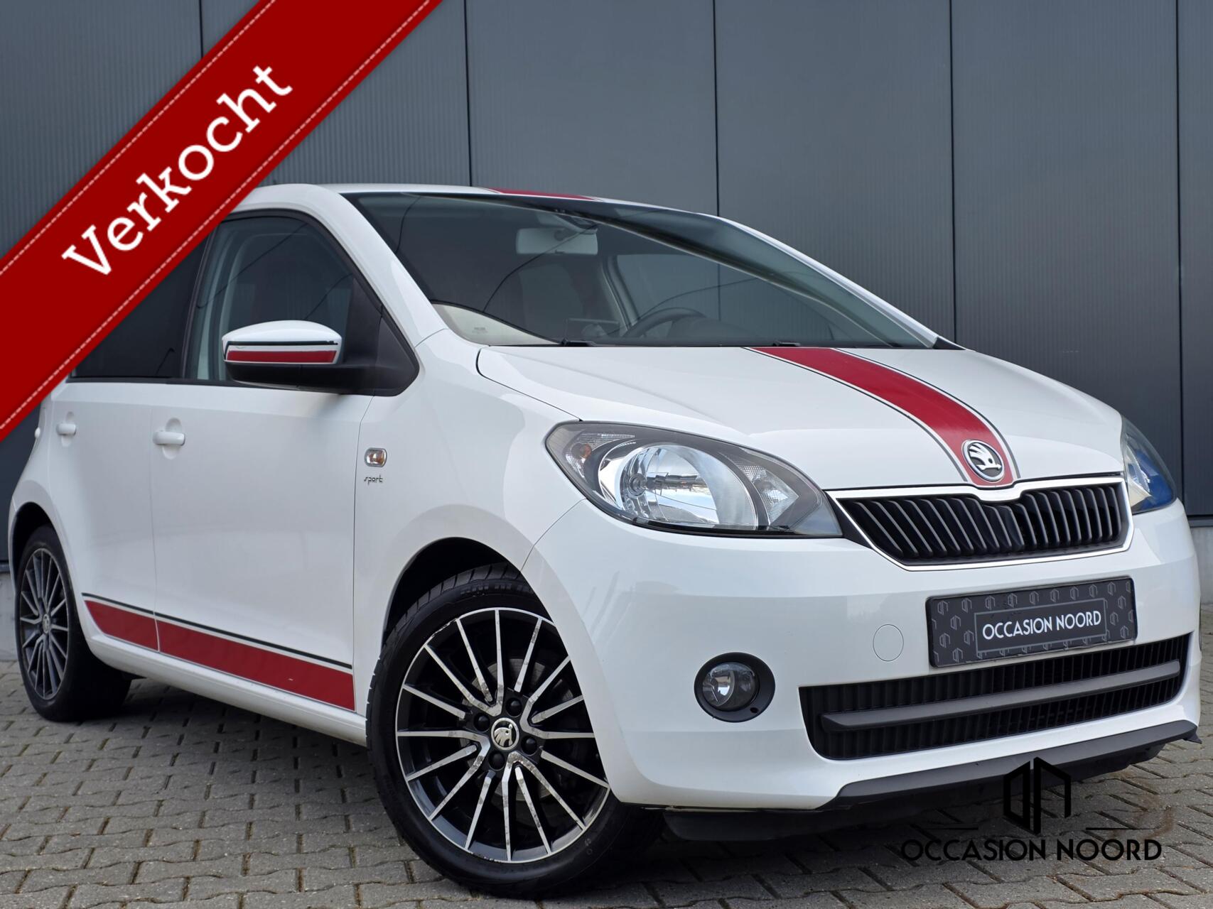 Skoda Citigo 1.0 Monte Carlo Sport|Airco|Navi|5Drs|Bluetooth 2014 - voorkant