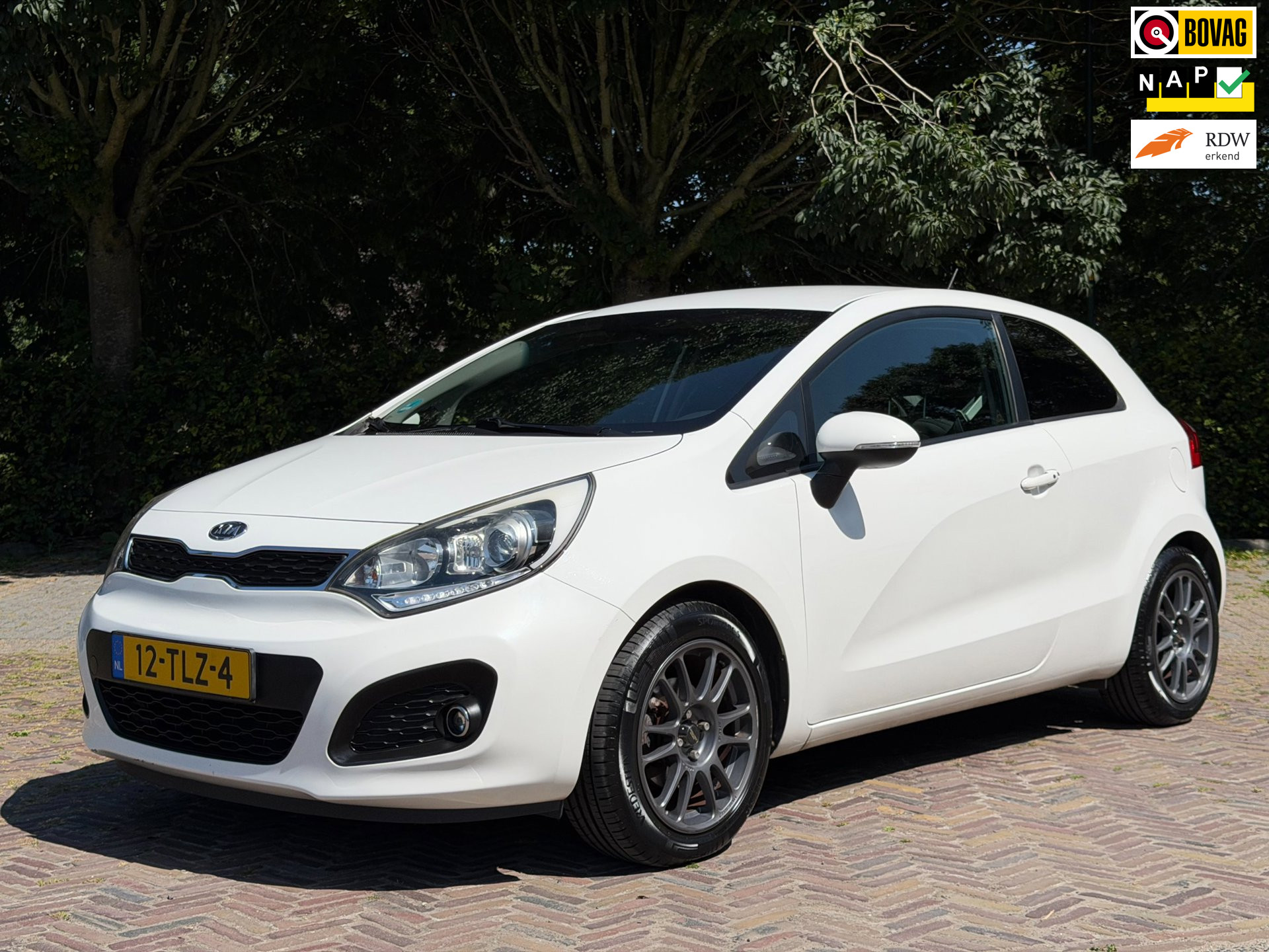 Kia Rio 1.2 CVVT Super Pack, Airco, LMV, Cruise Control, Bluetooth 2012 - voorkant