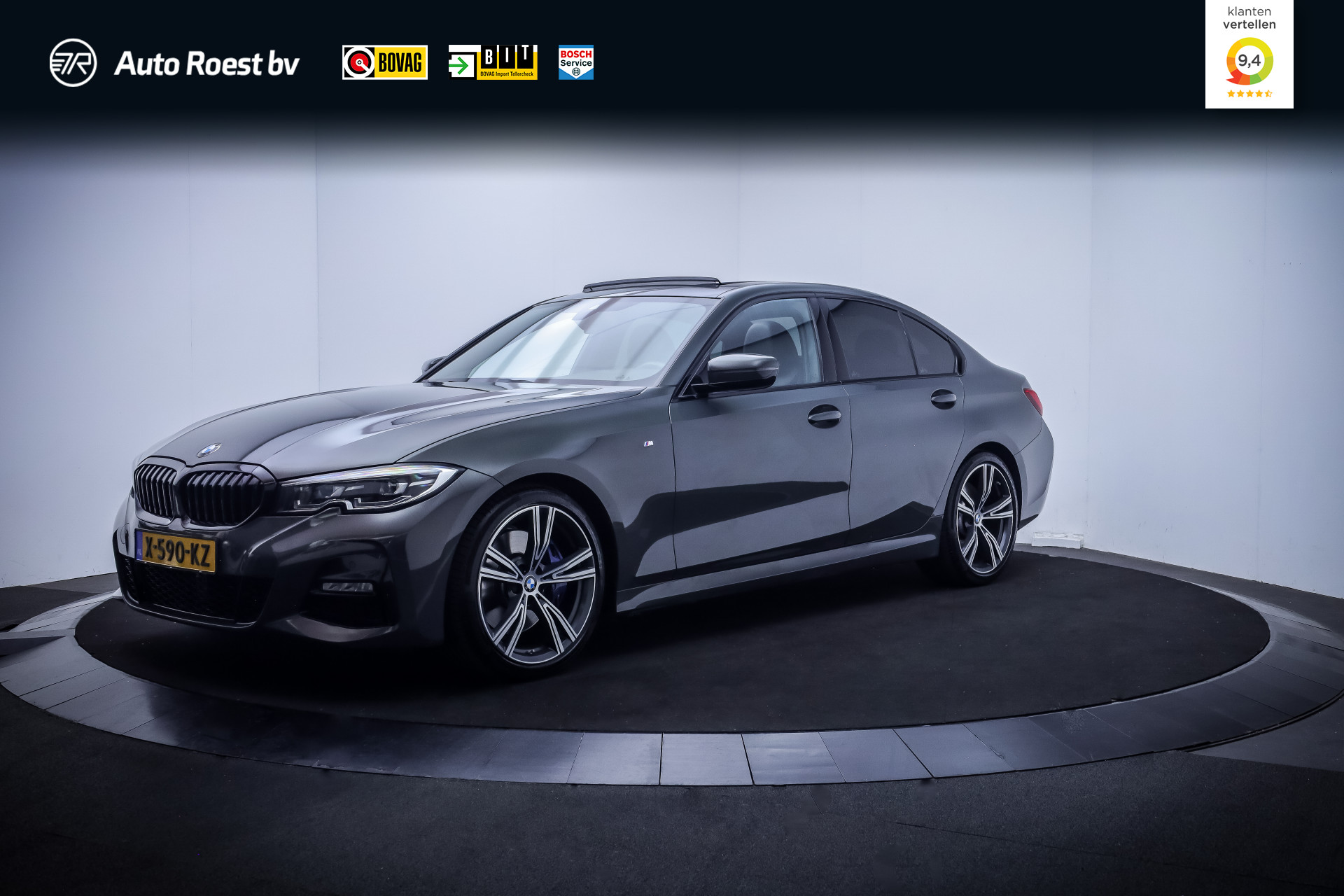 BMW 330i 330iA M-SPORT  High Executive 2019 - voorkant