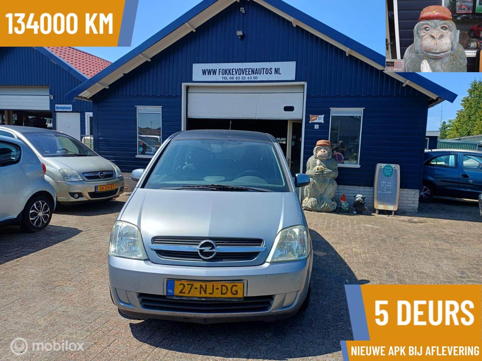 Opel Meriva-a 1.6 Cosmo Garamtie, alle inruil mogelijk 2003 - voorkant