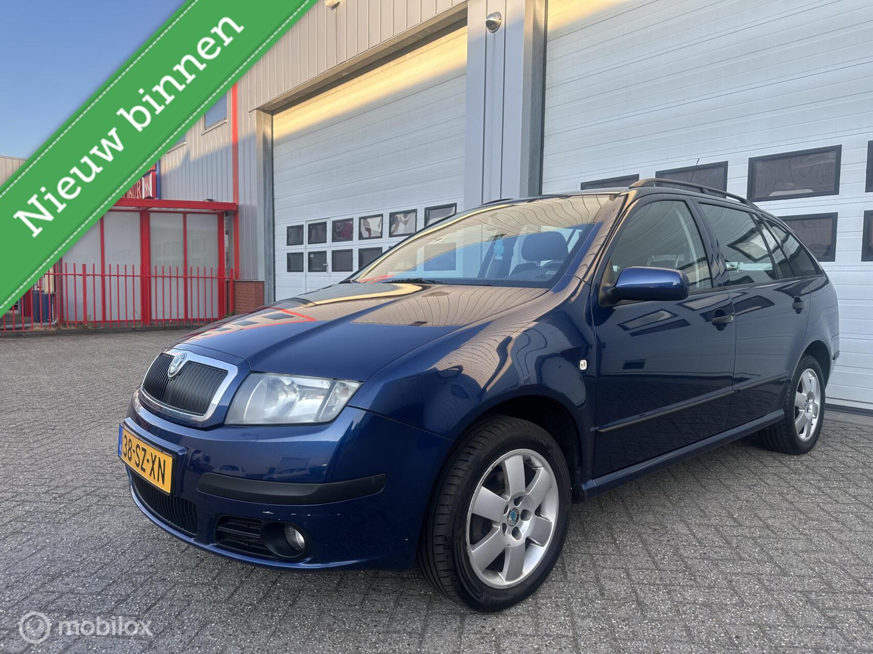 Skoda Fabia 1.4-16V Equipe plus/101PK/Airco/Cruise/NAP 2006 - voorkant