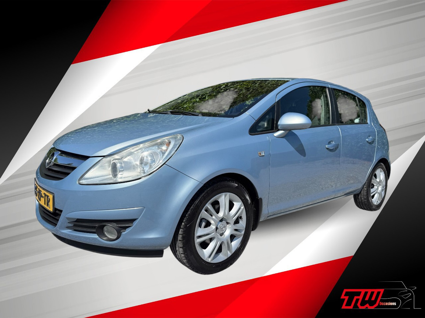 Opel Corsa 1.4 Cosmo |NWE APK & DISTRIBUTIE|AIRCO|CRUISE|PDC 2008 - voorkant