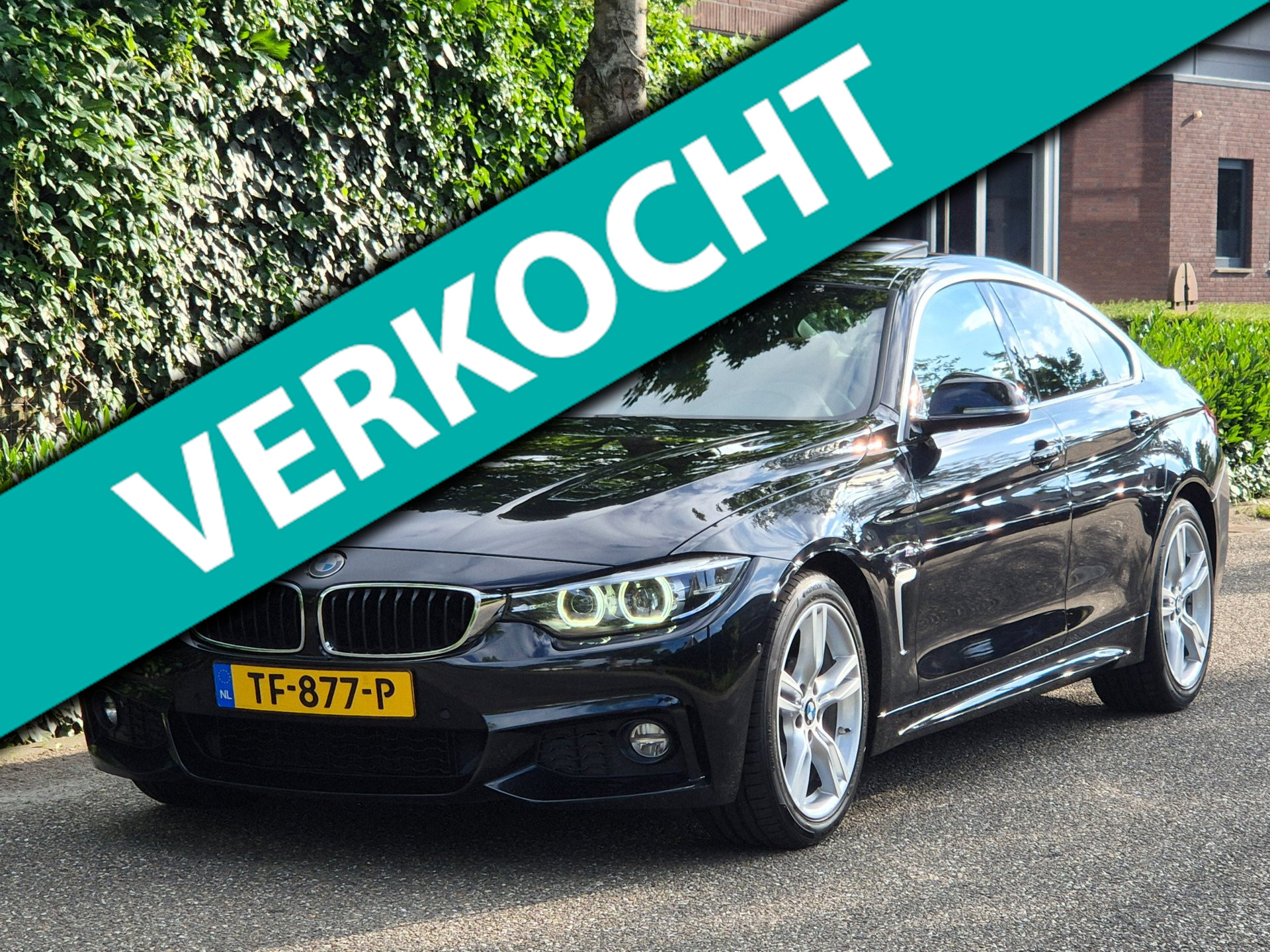 BMW 4-serie Gran Coupé 420i High Exec. M-pakket VERKOCHT 2018 - voorkant